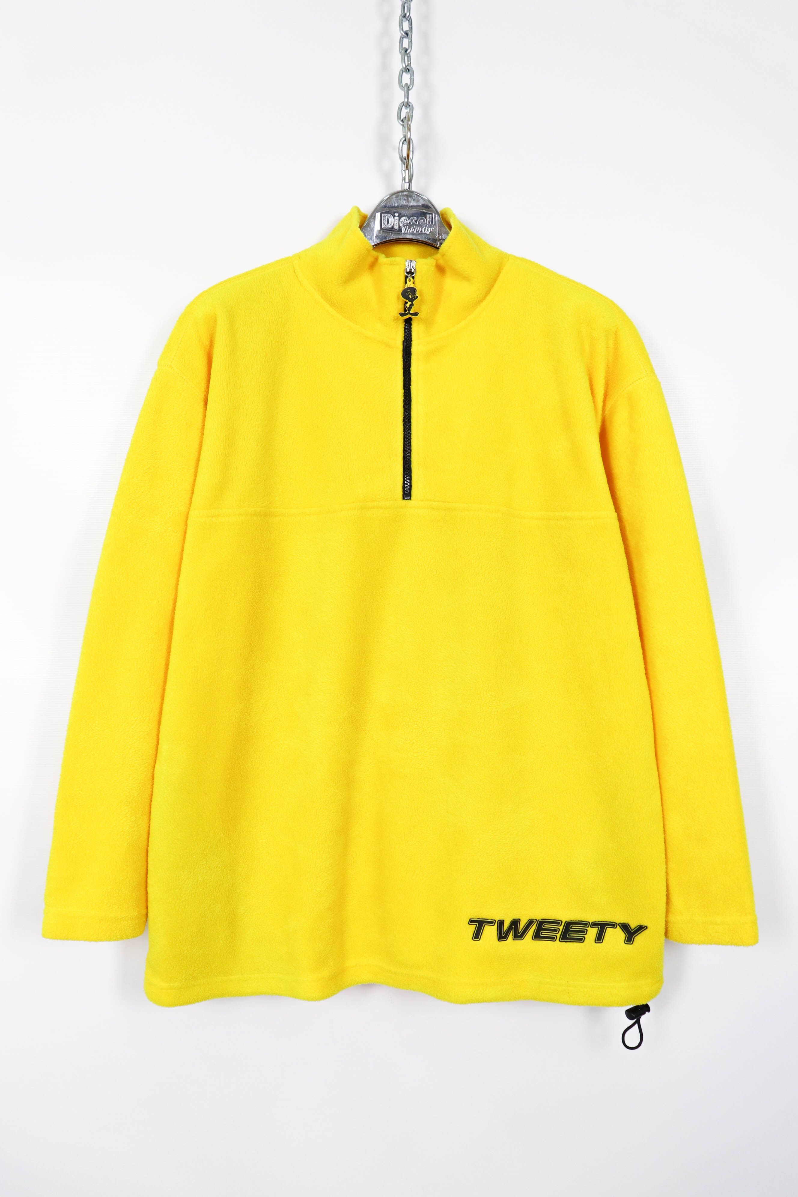 Warner Bros Tweety Vintage 90s ©1999 Warner Bros Looney Tunes Fleece Size US XL / EU 56 / 4 - 2 Thumbnail