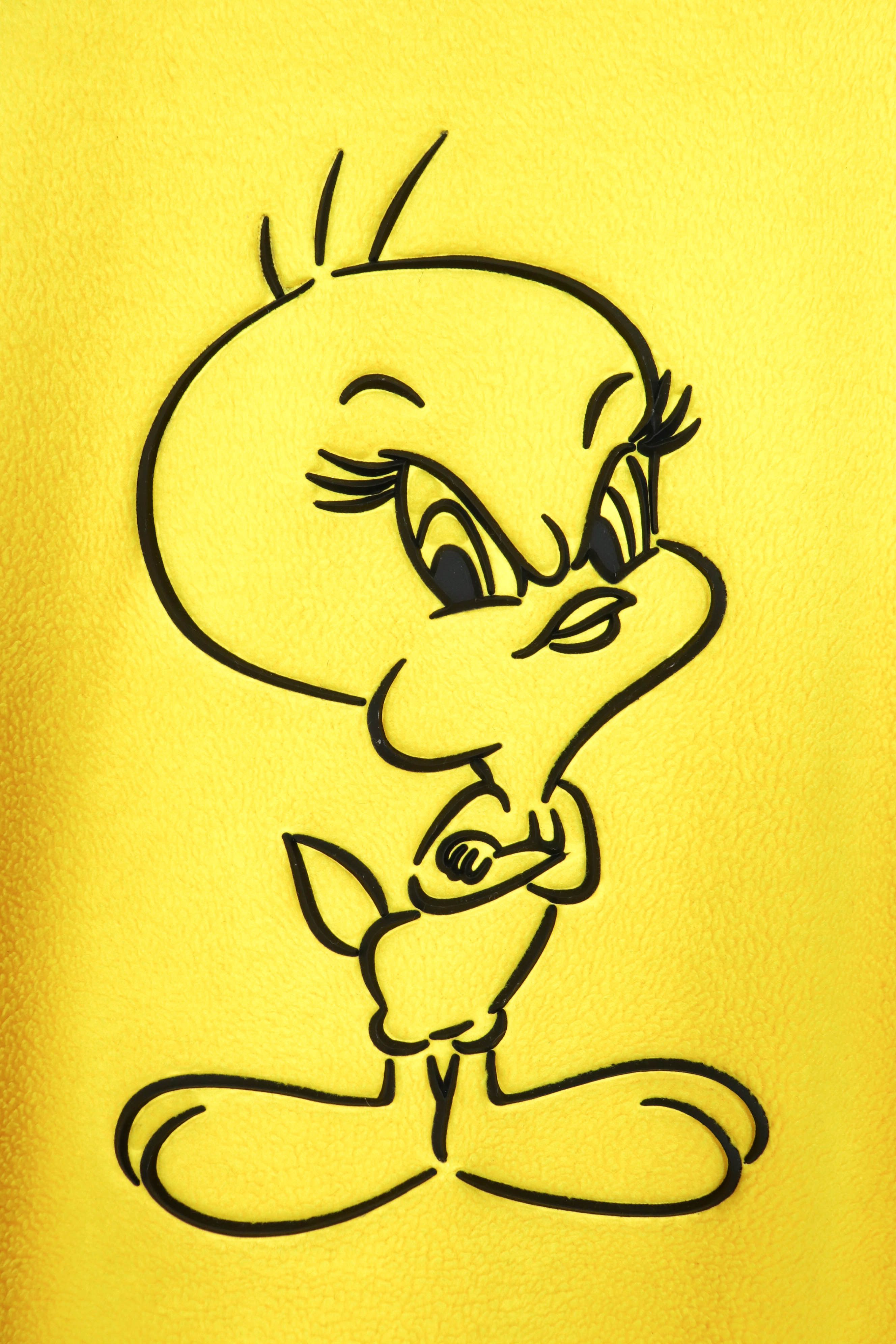 Warner Bros Tweety Vintage 90s ©1999 Warner Bros Looney Tunes Fleece Size US XL / EU 56 / 4 - 5 Thumbnail