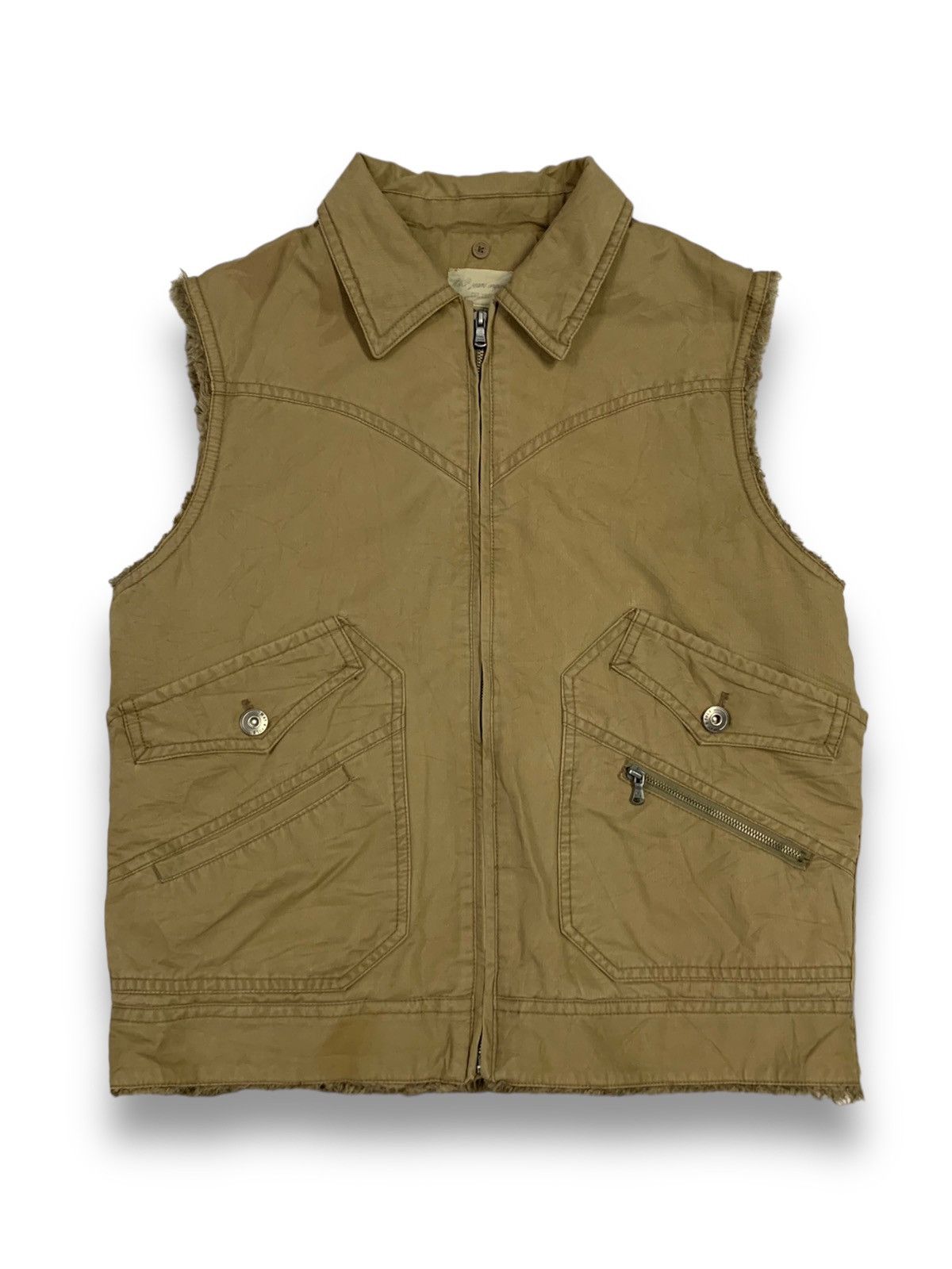 14th Addiction Vintage Japanese Brand M&P Jeans Fur-Lined Biker/Punk Vest Size US M / EU 48-50 / 2 - 1 Thumbnail