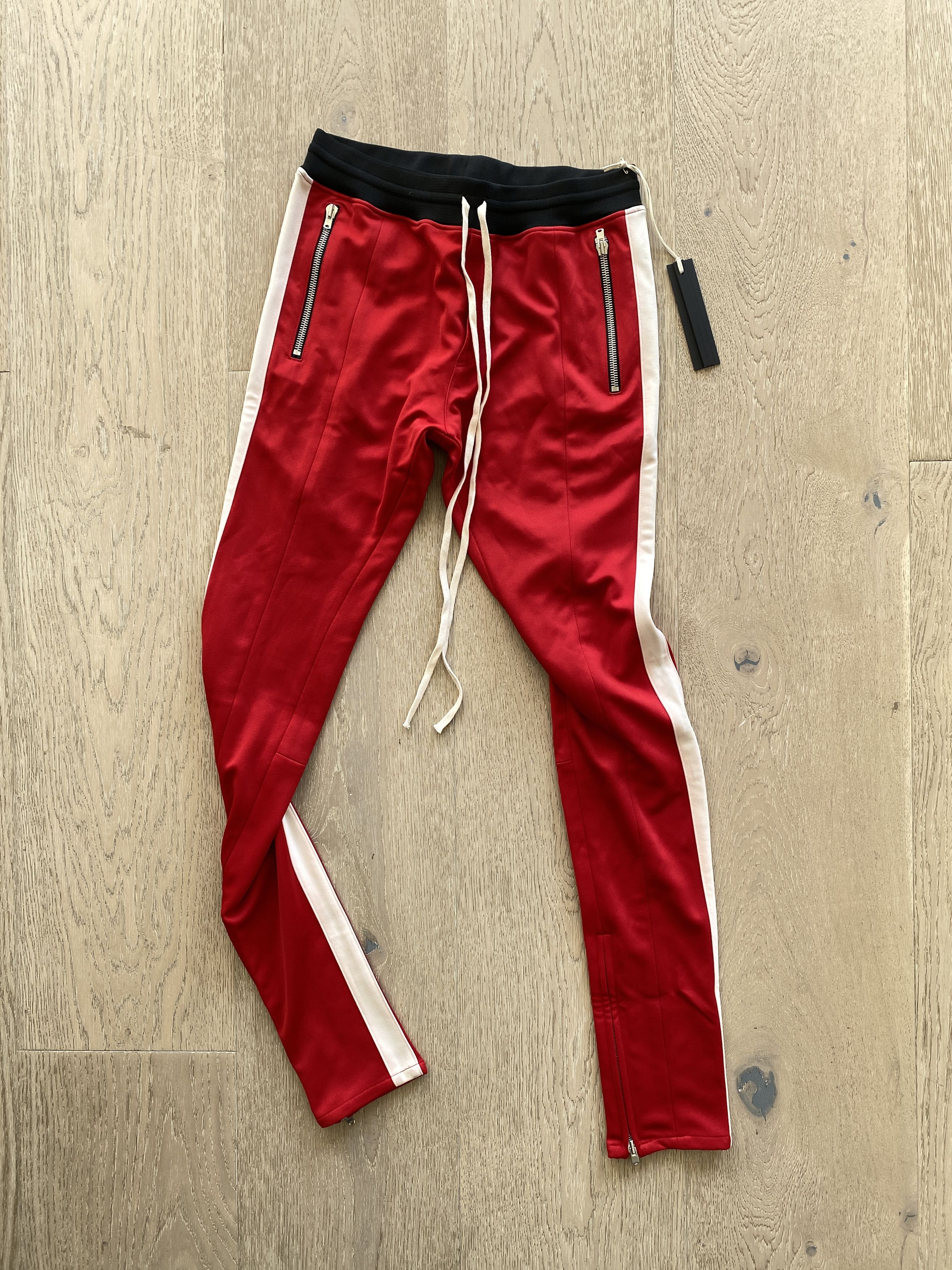 Fear of god red track pants online