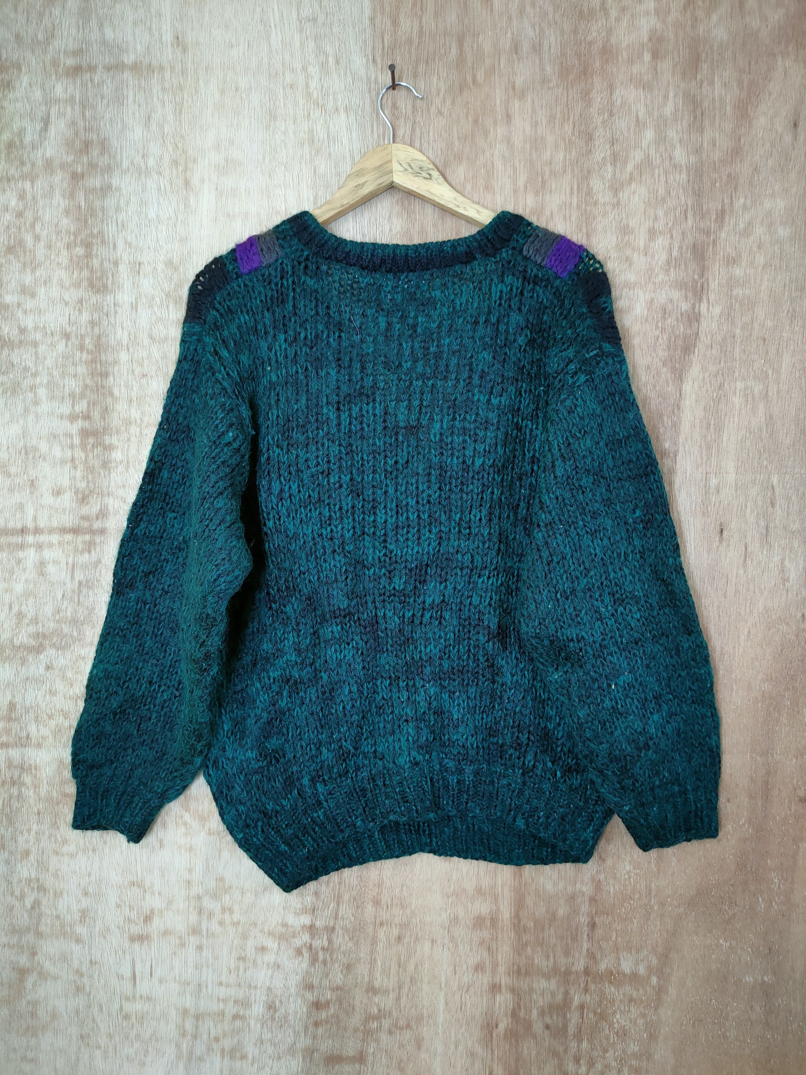 Aran Isles Knitwear DL Lamatta handknit mohair vtg aran isle knitwear #46-436 Size US M / EU 48-50 / 2 - 7 Thumbnail