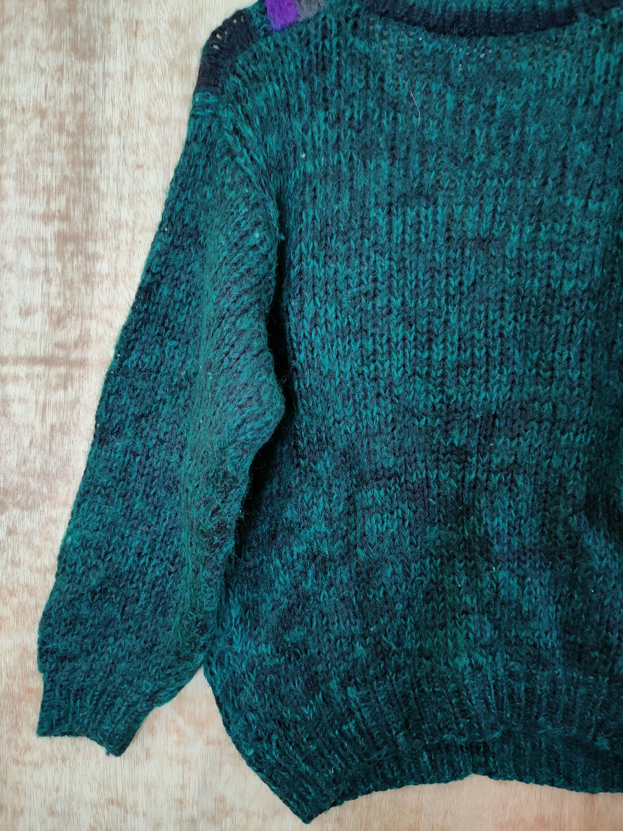Aran Isles Knitwear DL Lamatta handknit mohair vtg aran isle knitwear #46-436 Size US M / EU 48-50 / 2 - 8 Thumbnail