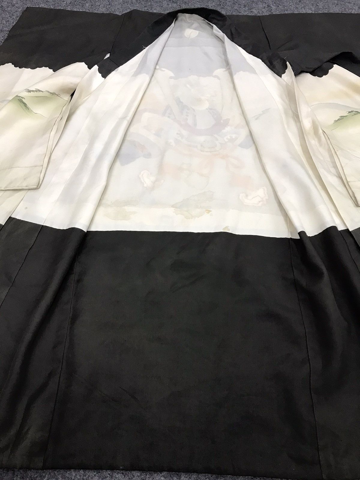 Edition Japan Kimono Noragi Haori Jinbei Motifs Tale Of Genji Kid/Youth Size XS / US 0-2 / IT 36-38 - 6 Thumbnail