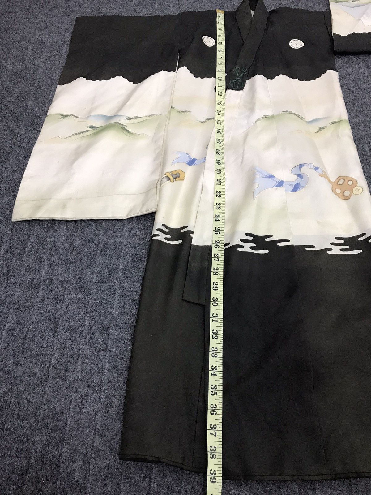 Edition Japan Kimono Noragi Haori Jinbei Motifs Tale Of Genji Kid/Youth Size XS / US 0-2 / IT 36-38 - 4 Thumbnail