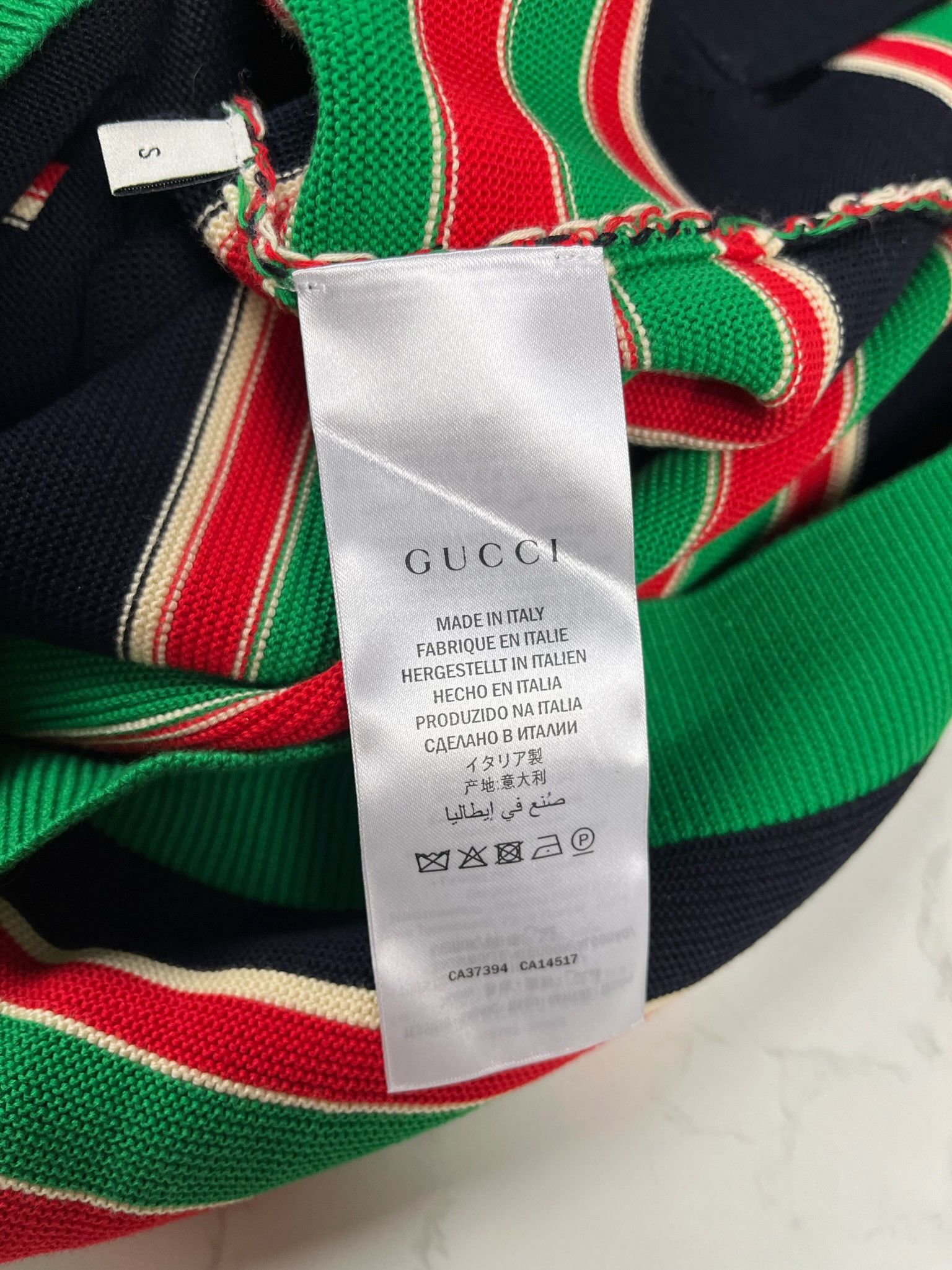 Gucci 🔥75% OFF🔥 [SALE] Gucci Striped Cotton Multicolor Cardigan Size US S / EU 44-46 / 1 - 10 Thumbnail