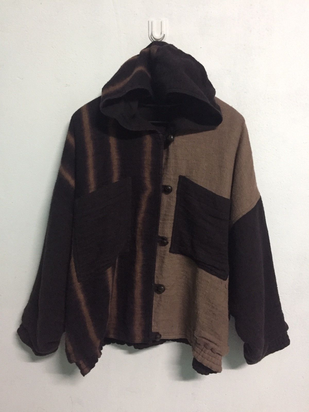 Japanese Brand Japanese Classic Revers-able Block Tone Color Jacket Hoodie Size US M / EU 48-50 / 2 - 1 Thumbnail