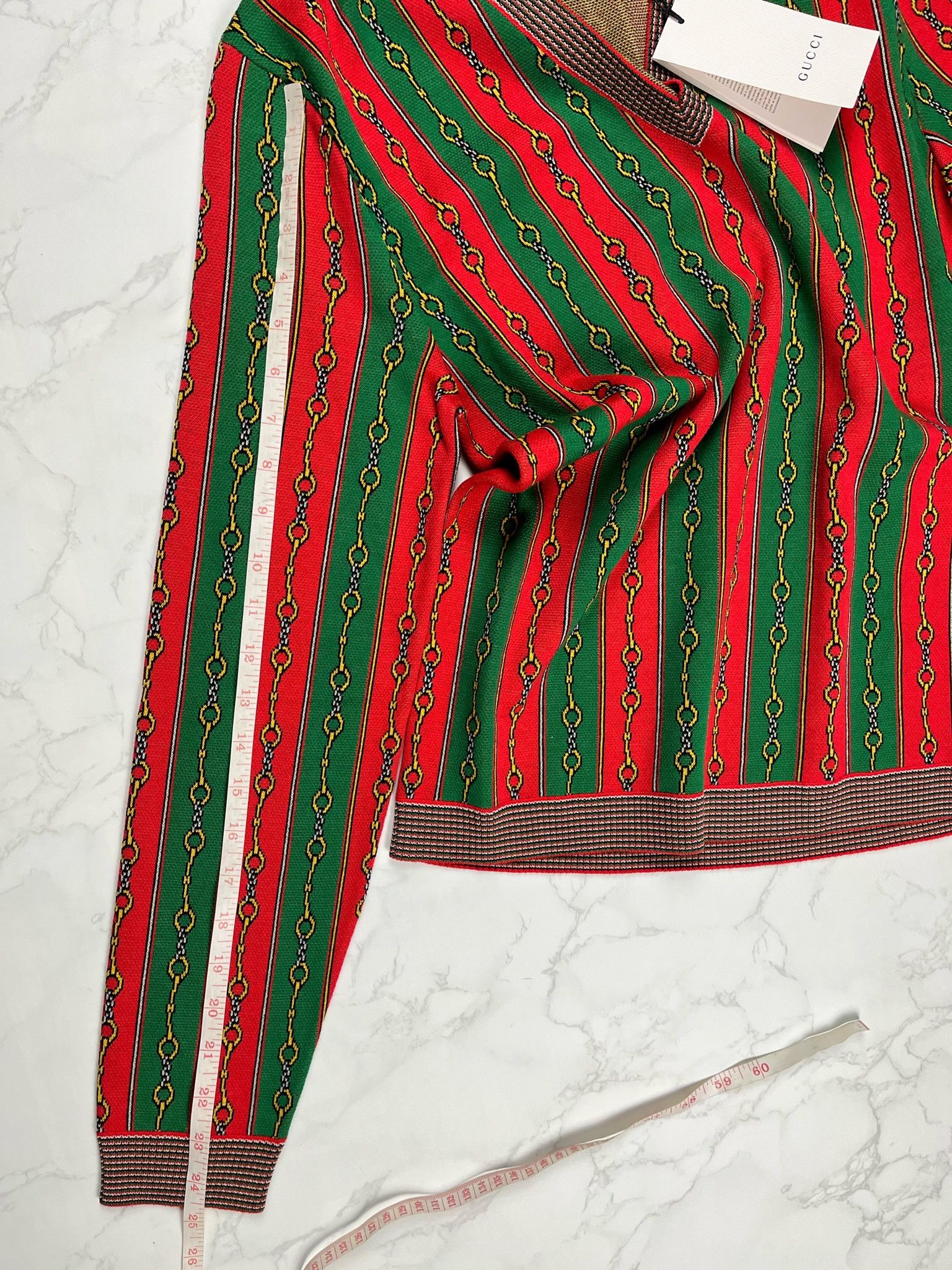 Gucci 🔥70% OFF🔥 [SALE] Gucci V-Neck Cashmere Blend Multi Sweater Size US XS / EU 42 / 0 - 8 Thumbnail