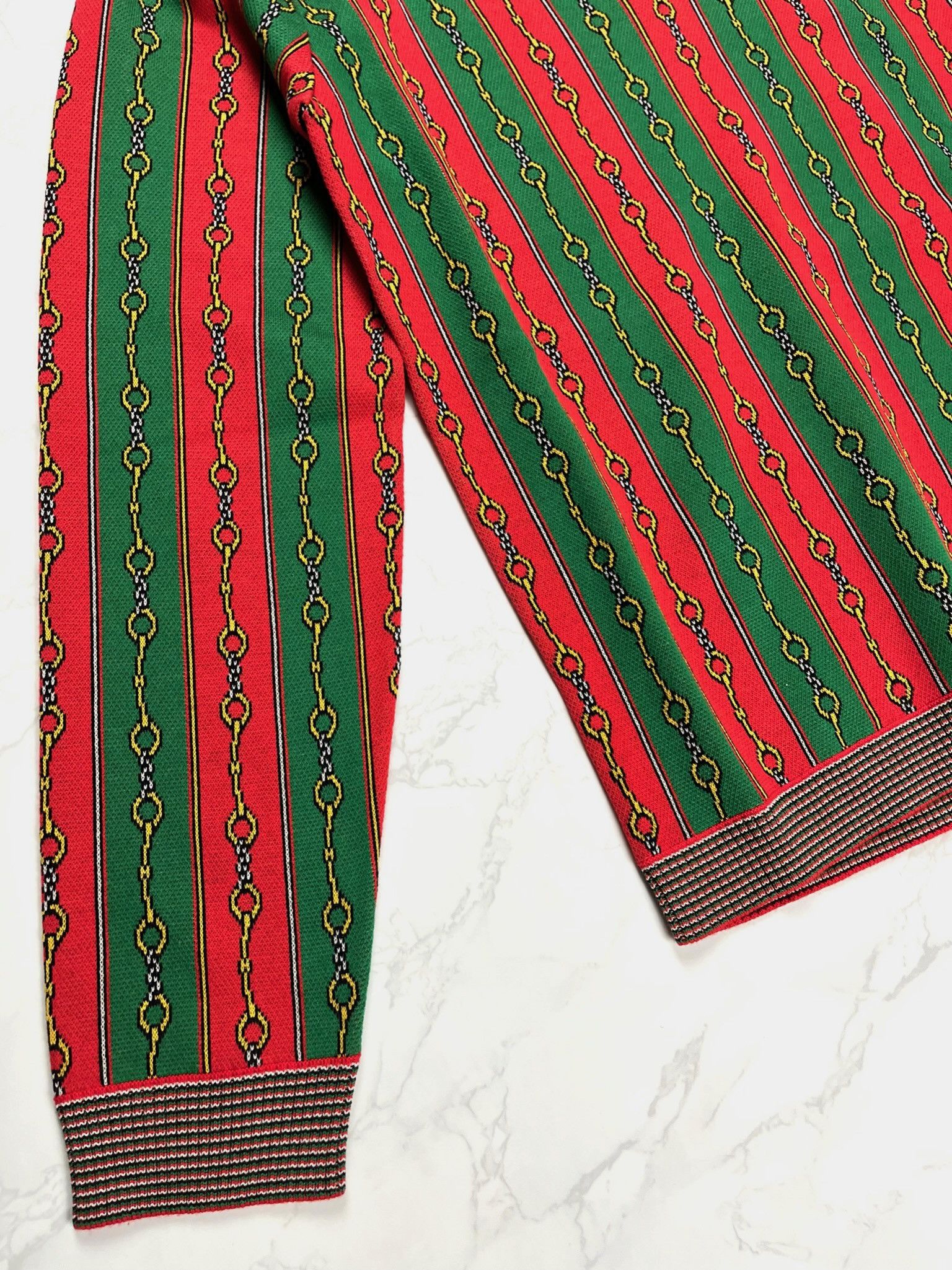 Gucci 🔥70% OFF🔥 [SALE] Gucci V-Neck Cashmere Blend Multi Sweater Size US XS / EU 42 / 0 - 10 Thumbnail