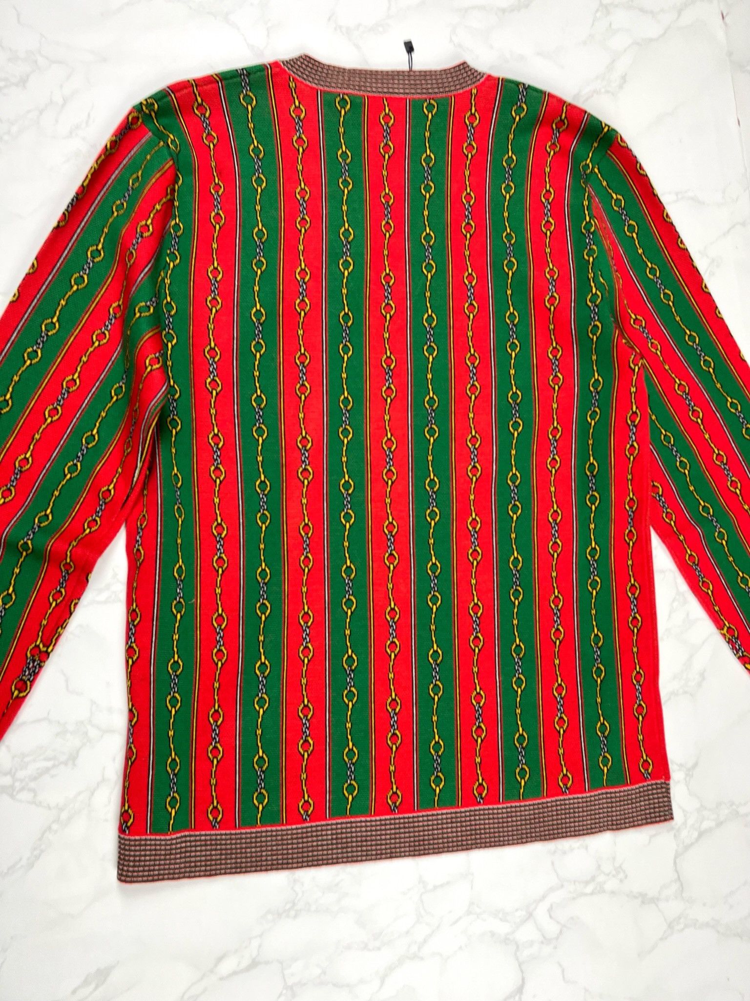 Gucci 🔥70% OFF🔥 [SALE] Gucci V-Neck Cashmere Blend Multi Sweater Size US XS / EU 42 / 0 - 16 Thumbnail