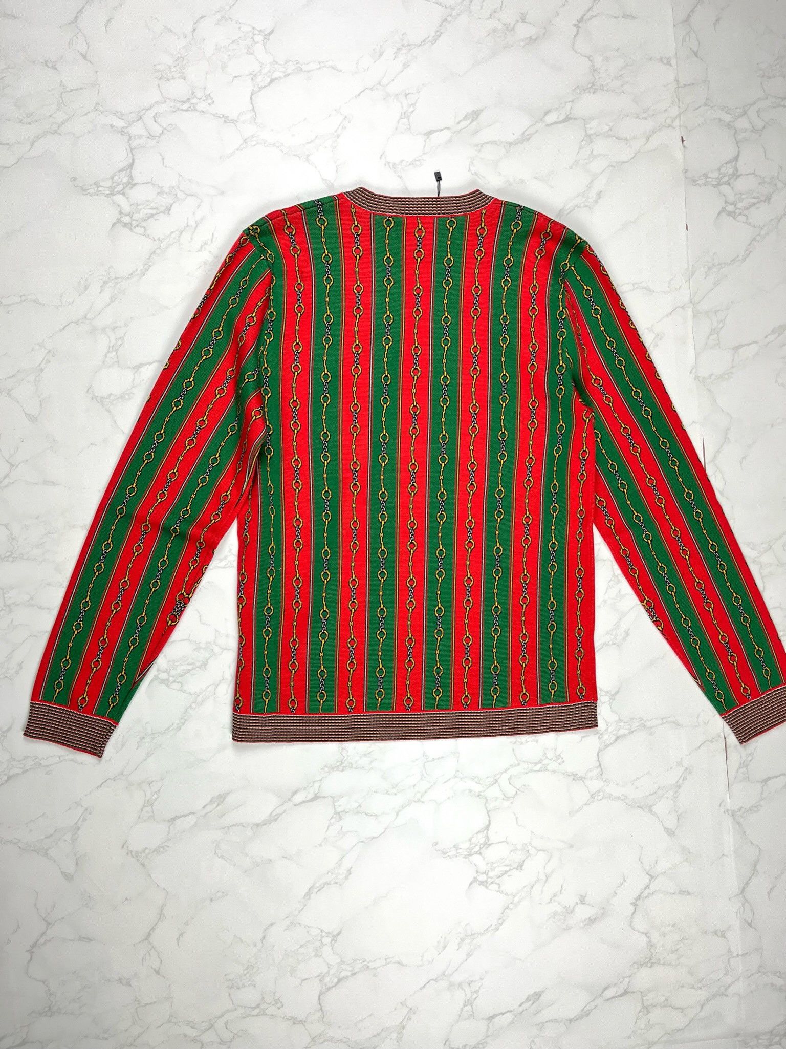 Gucci 🔥70% OFF🔥 [SALE] Gucci V-Neck Cashmere Blend Multi Sweater Size US XS / EU 42 / 0 - 15 Thumbnail