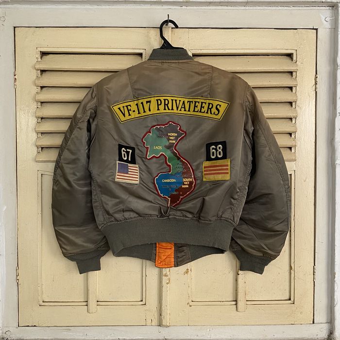 Vintage Vintage Avirex VF-117 Privateers Vietnam War MA-1 Jacket