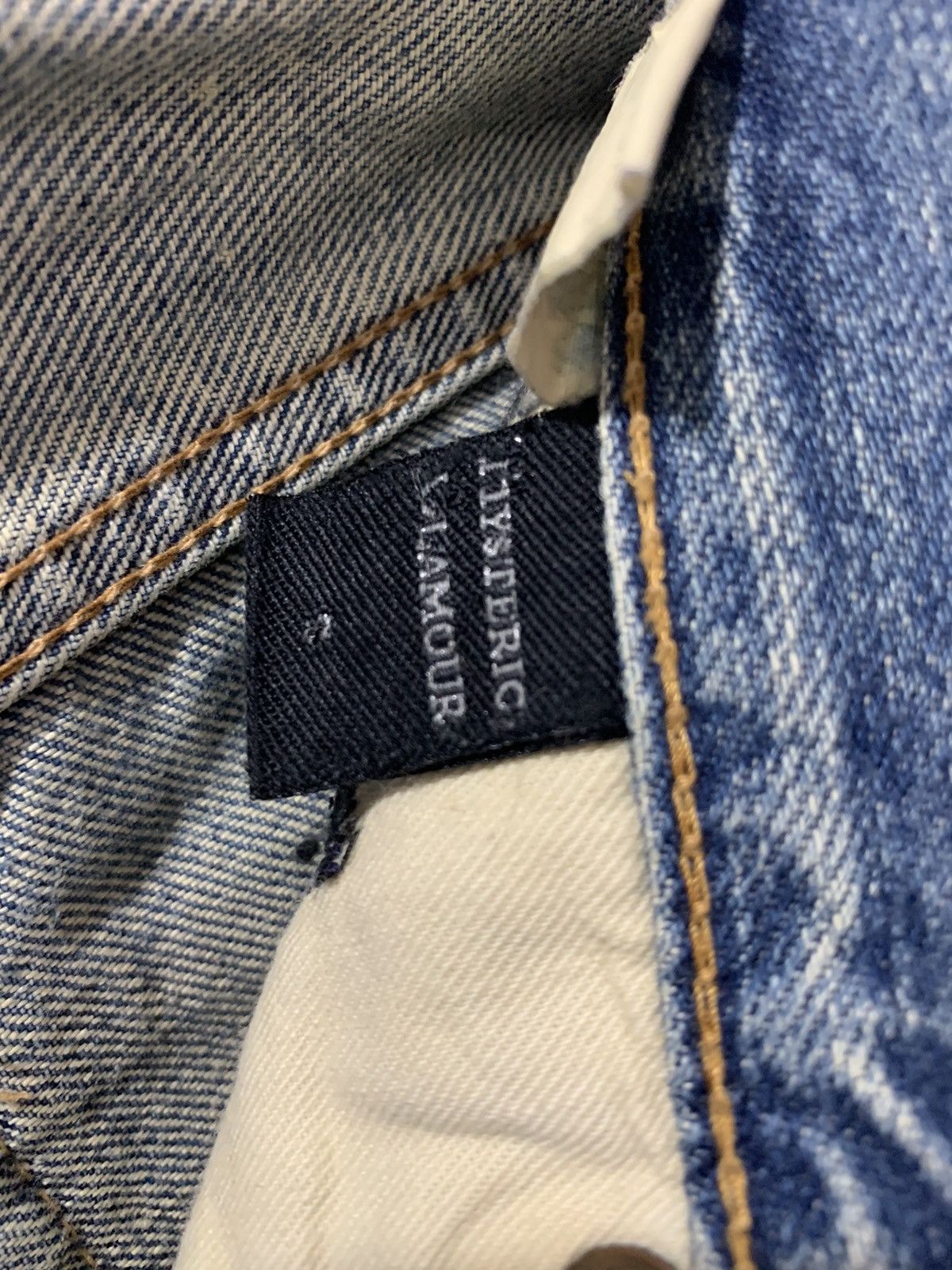 Hysteric Glamour 🔥Rare Full Printed Hysteric Distressed Denim Size US 29 - 13 Thumbnail