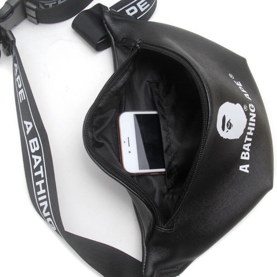Bape 🇯🇵 Bape Shoulder Bag Cross Body Logo A Bathing Ape Size ONE SIZE - 6 Thumbnail