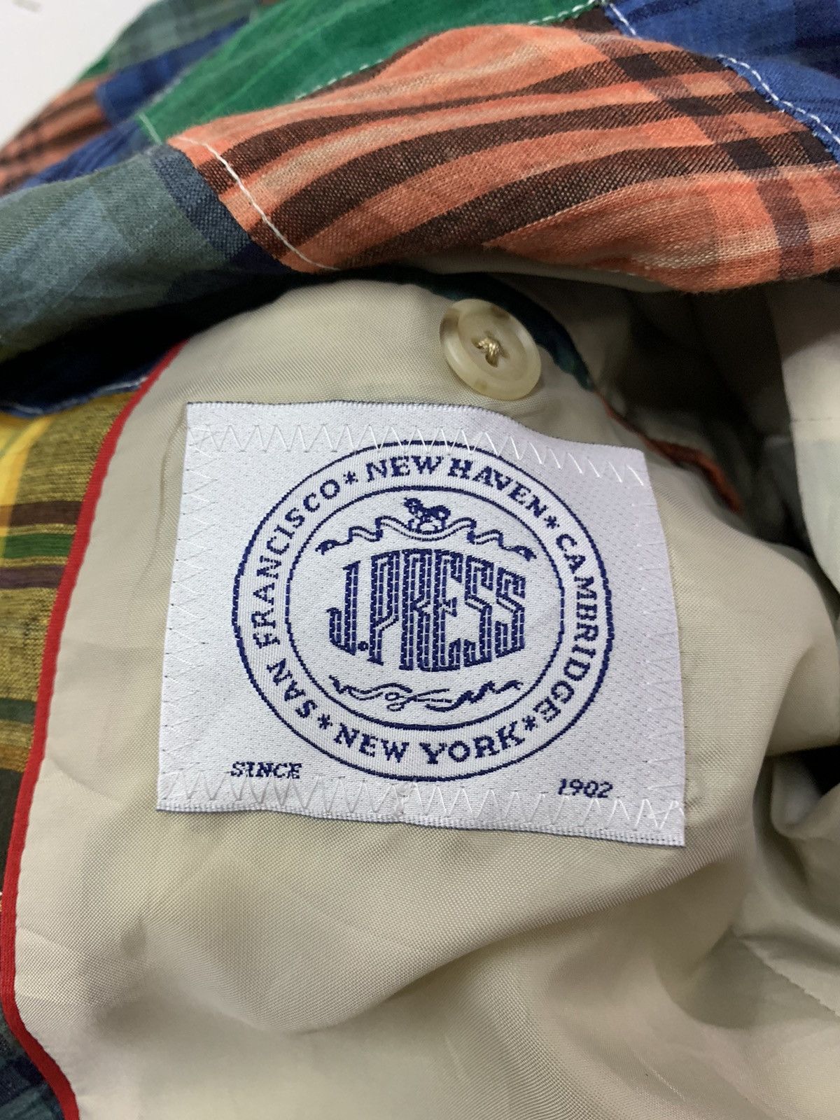 J. Press 🔥NICE PATCHWORKS MENS CASUAL JACKETS Size US L / EU 52-54 / 3 - 7 Thumbnail