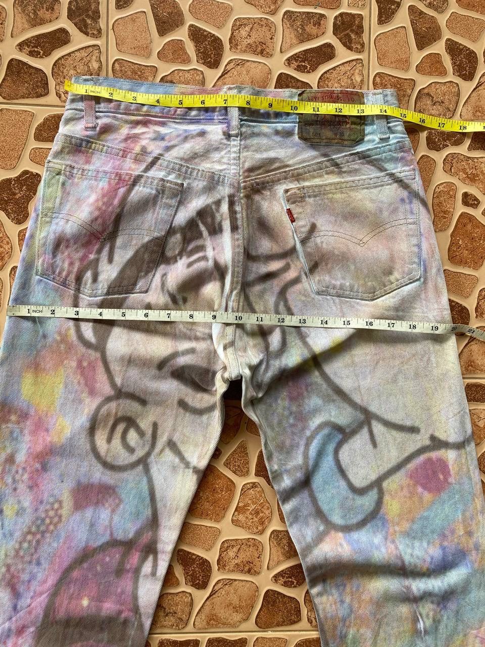 Cartoon Network × Levi's × Vintage Levis Custome Popeye Cartoon Denim Pant Size US 30 / EU 46 - 7 Thumbnail