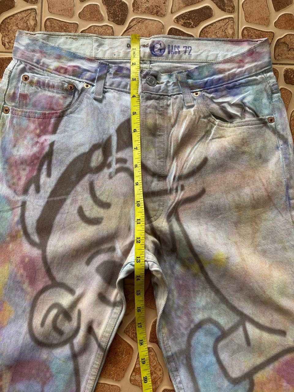 Cartoon Network × Levi's × Vintage Levis Custome Popeye Cartoon Denim Pant Size US 30 / EU 46 - 8 Thumbnail