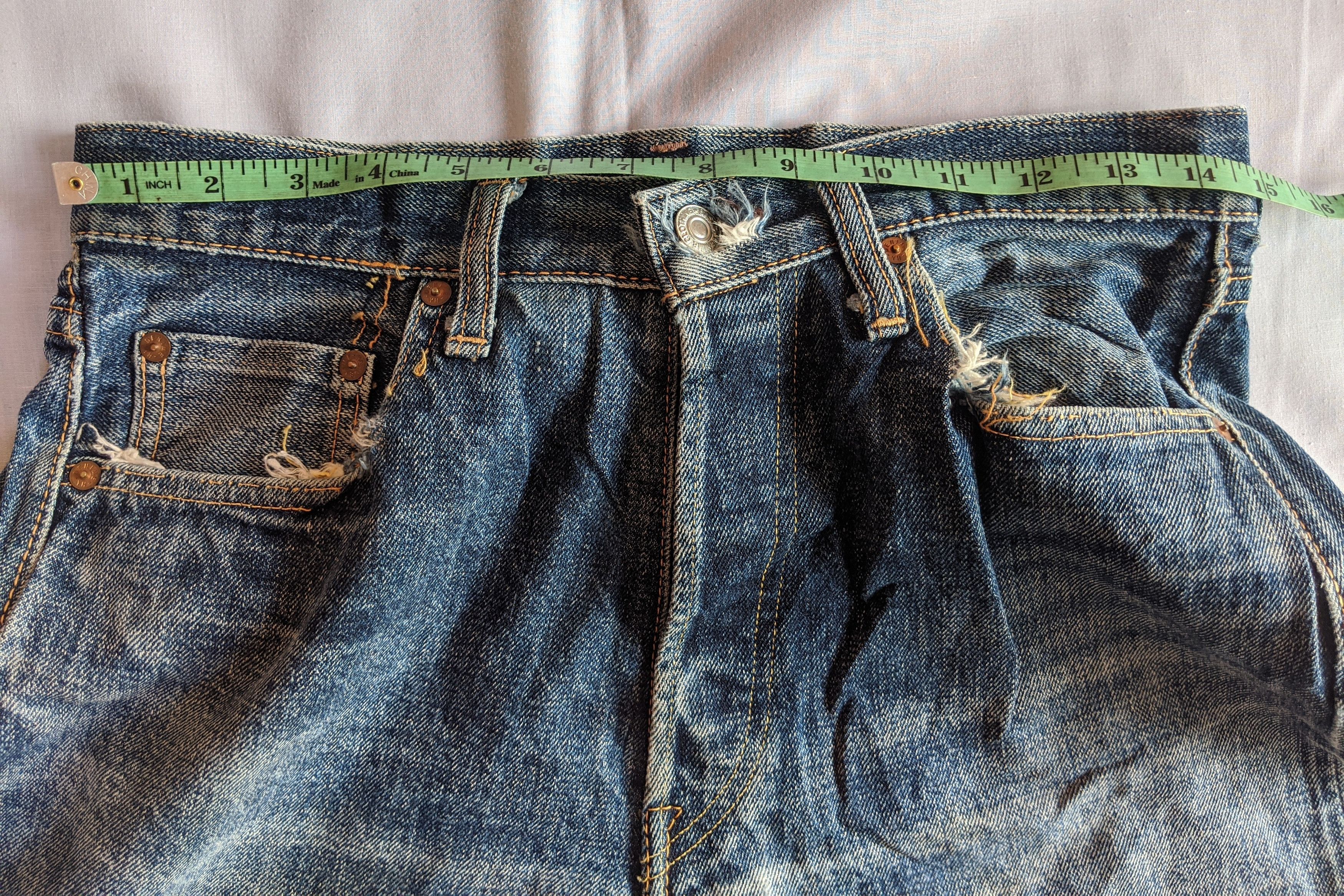 Denime Japanese brand DENIME distressed jeans selvedge Size US 30 / EU 46 - 5 Thumbnail