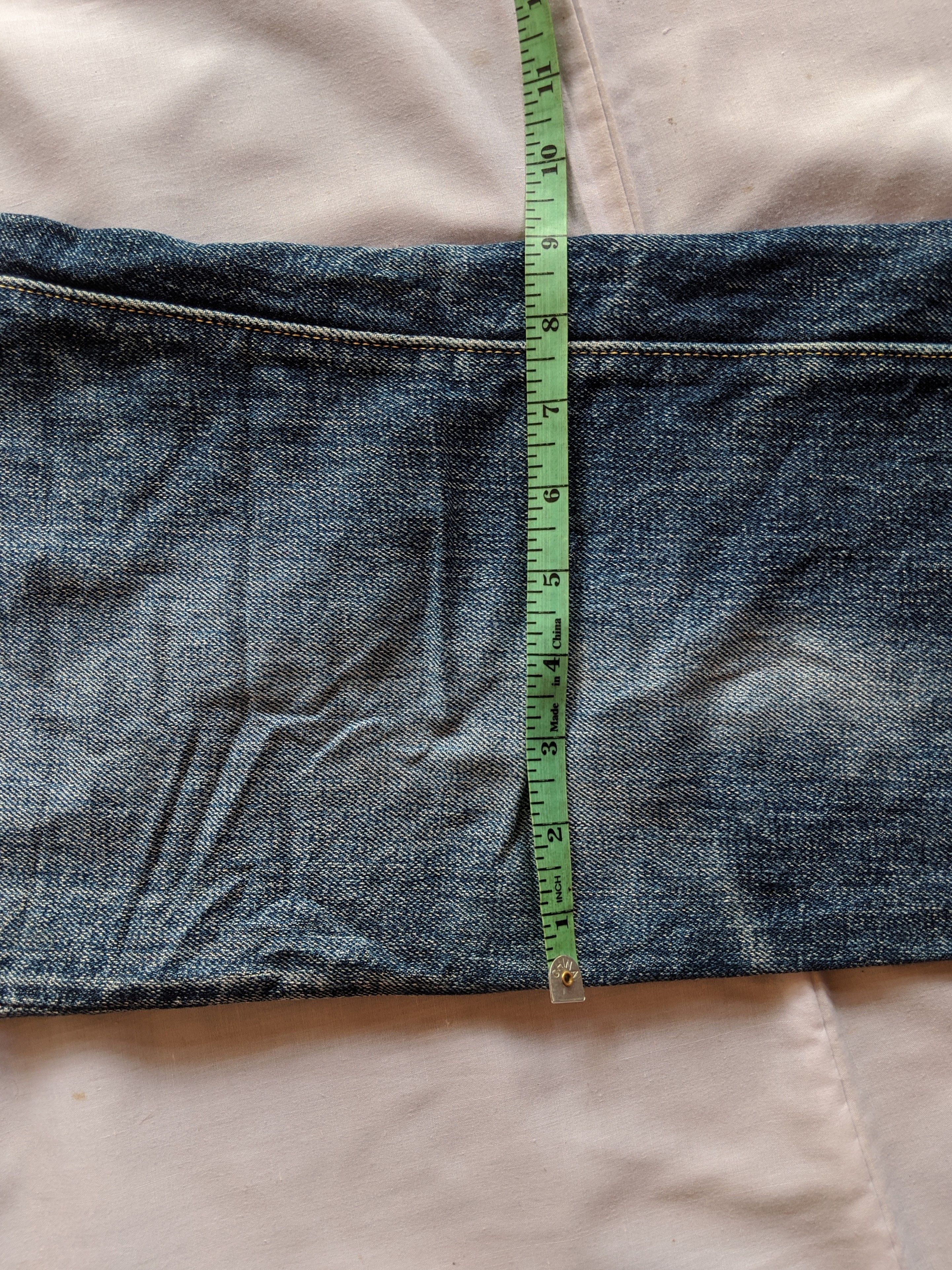 Denime Japanese brand DENIME distressed jeans selvedge Size US 30 / EU 46 - 9 Thumbnail