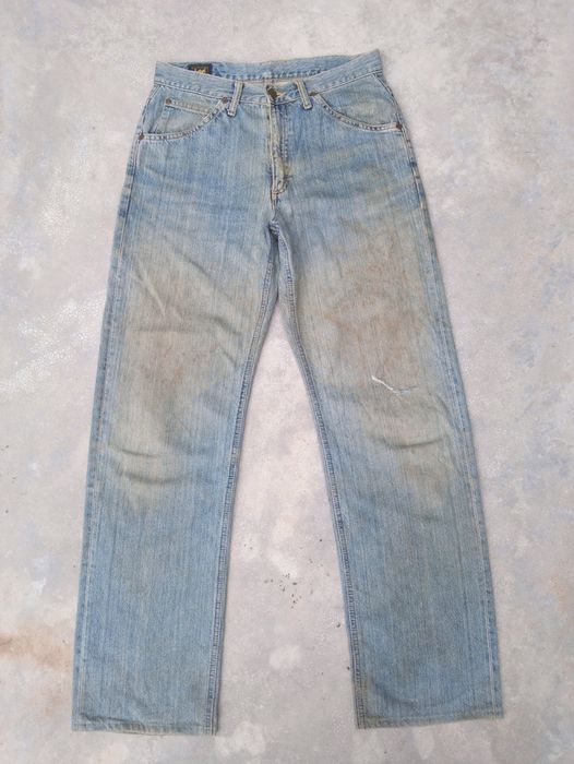 Edwin Vintage Japan Jeans Lee x Edwin Rusty Wash Distressed Denim | Grailed