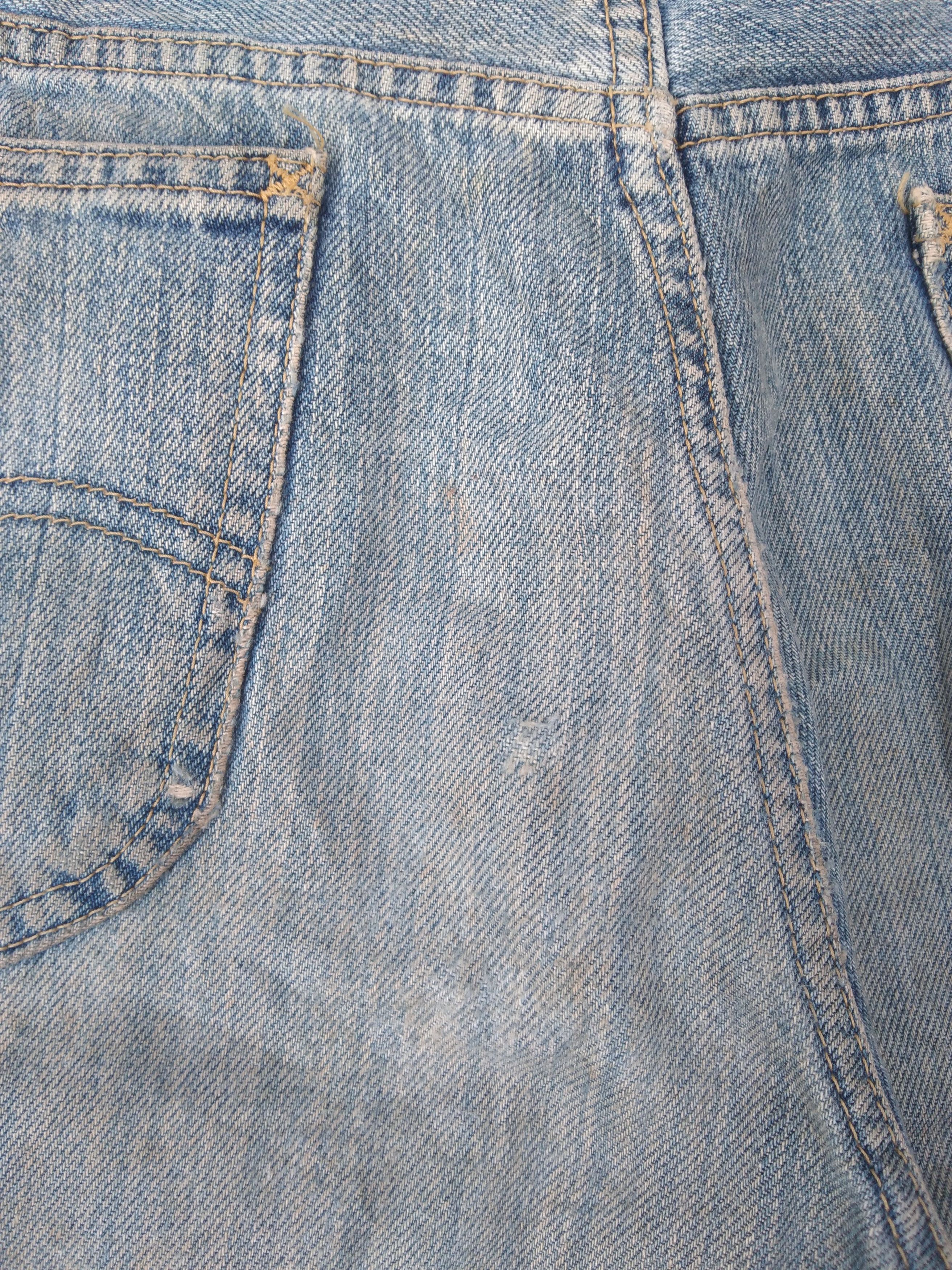 Edwin × Japanese Brand × Vintage Vintage Lee x Edwin Rusty Wash Straight Leg Distressed Jeans Size US 31 - 3 Thumbnail