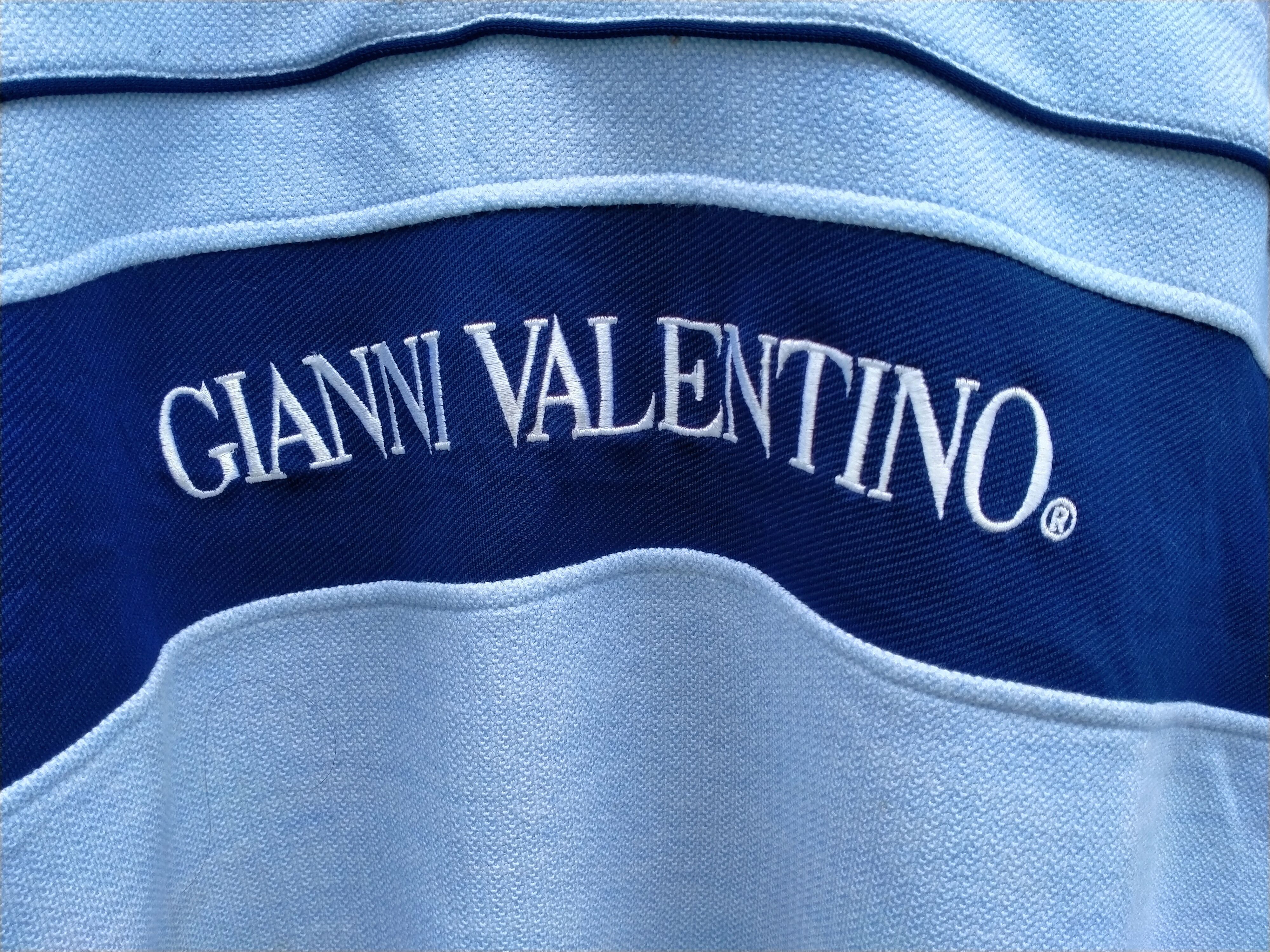 Gianni Valentino × Valentino × Vintage Gianni Valentino spellout embroidery polo tees Size US M / EU 48-50 / 2 - 6 Thumbnail