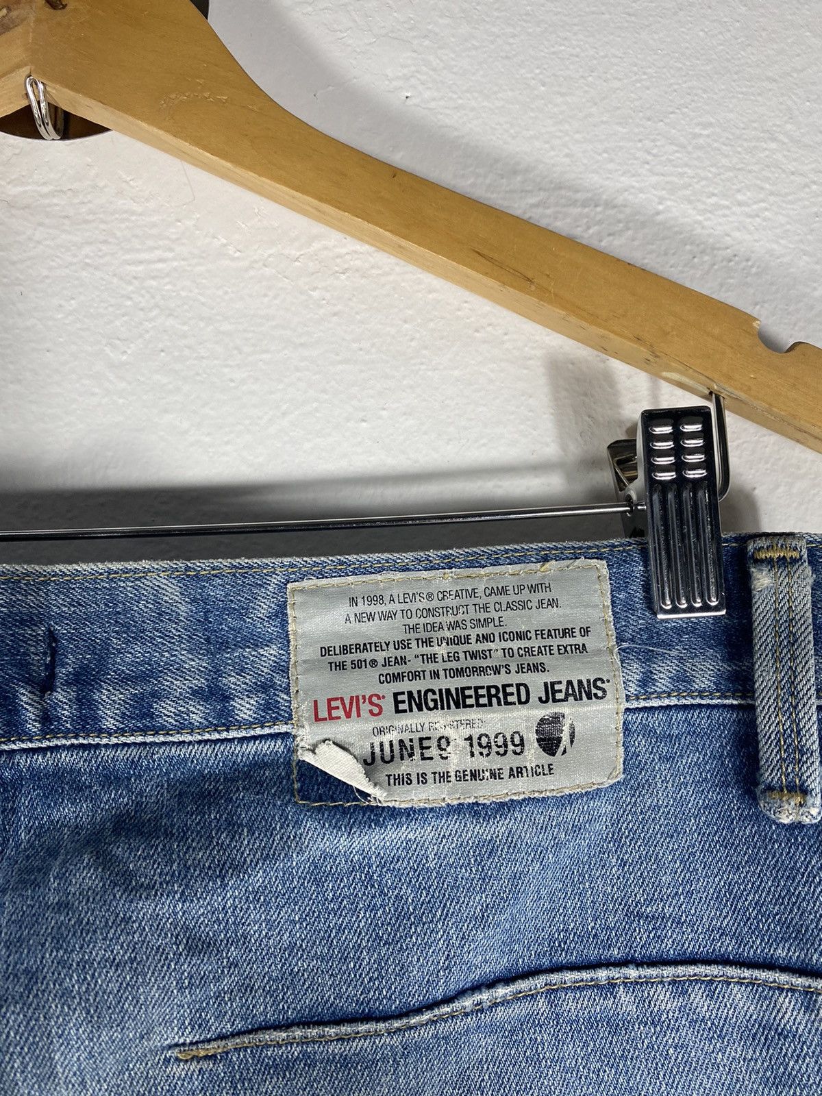 Levi's Vintage Clothing Levis Engineered Denim Size US 33 - 7 Thumbnail