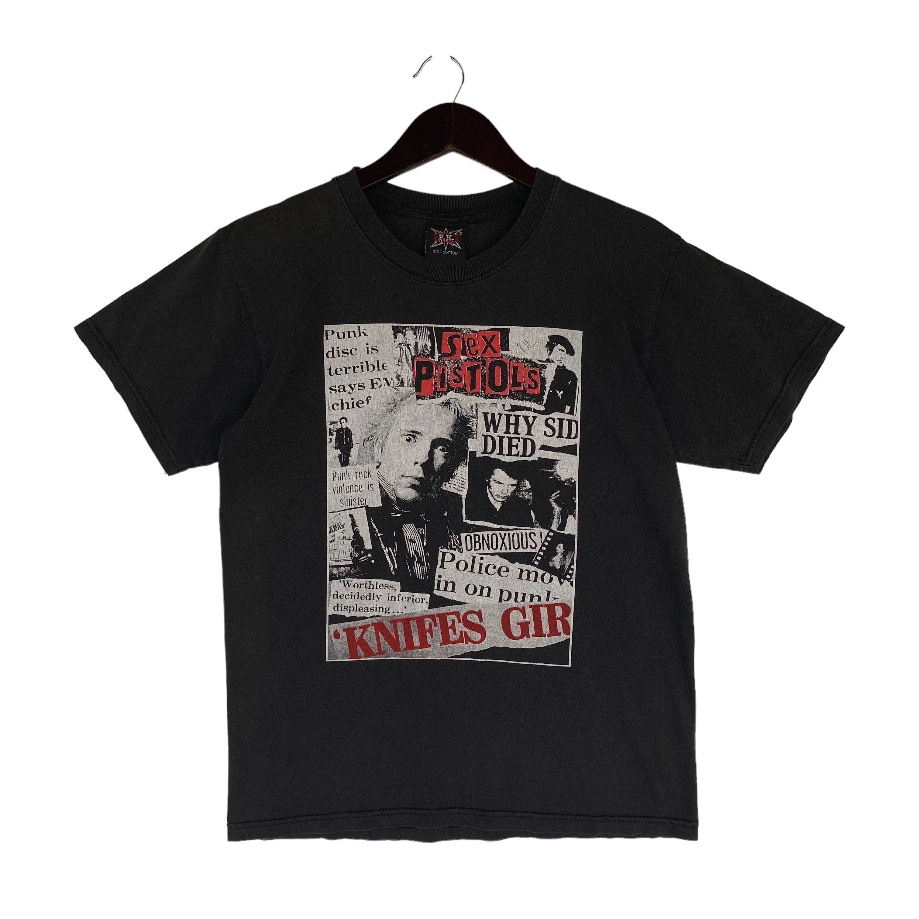 Band Tees 💥SEX PISTOLS English punk rock band UK Knifes Girl shirt Size US M / EU 48-50 / 2 - 1 Thumbnail