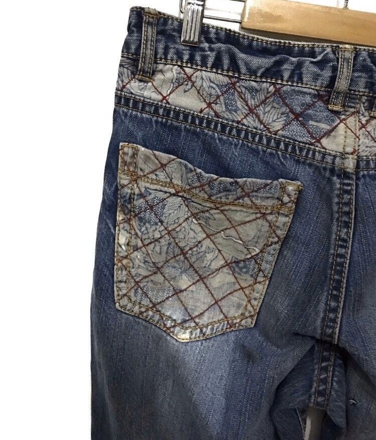 Japanese Brand 🔥 RARE🔥JAPANESE BRAND DENIM JEANS SUPER DESIGN SIZE 34 Size US 34 / EU 50 - 3 Thumbnail
