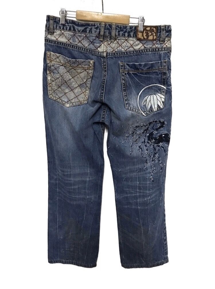 Japanese Brand 🔥 RARE🔥JAPANESE BRAND DENIM JEANS SUPER DESIGN SIZE 34 Size US 34 / EU 50 - 1 Thumbnail