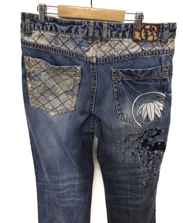 Japanese Brand 🔥 RARE🔥JAPANESE BRAND DENIM JEANS SUPER DESIGN SIZE 34 Size US 34 / EU 50 - 4 Thumbnail