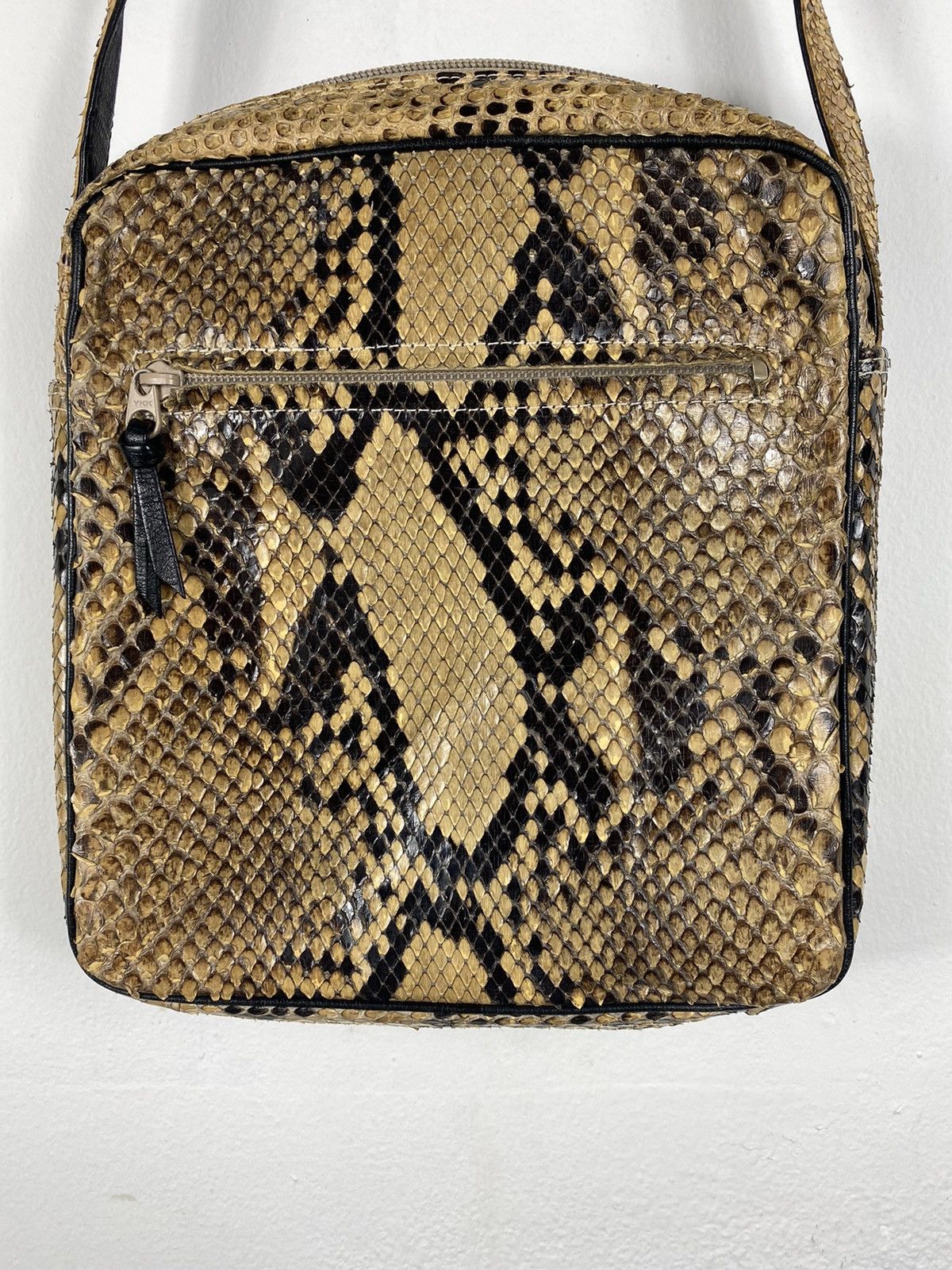 Genuine Leather Rare 🔥🔥Burma Python Genuine Skin Slim Bag Size ONE SIZE - 3 Thumbnail