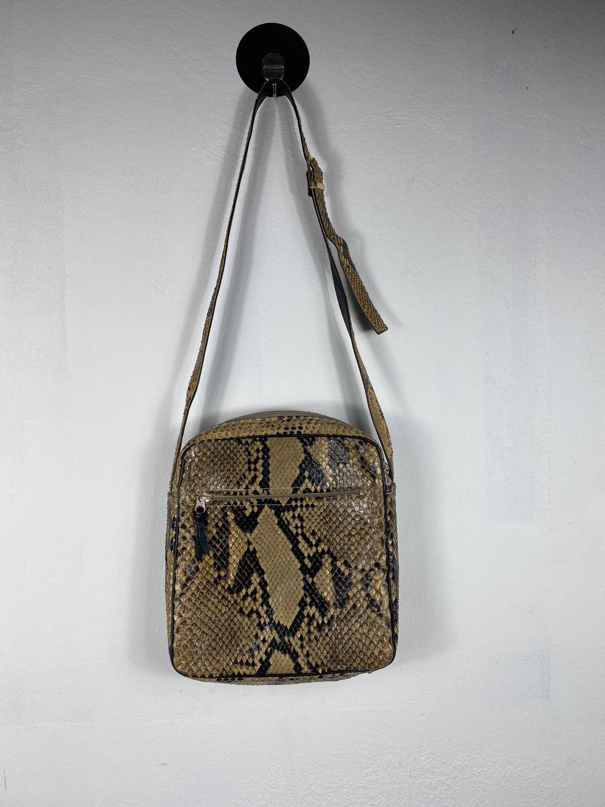 Genuine Leather Rare 🔥🔥Burma Python Genuine Skin Slim Bag Size ONE SIZE - 2 Thumbnail