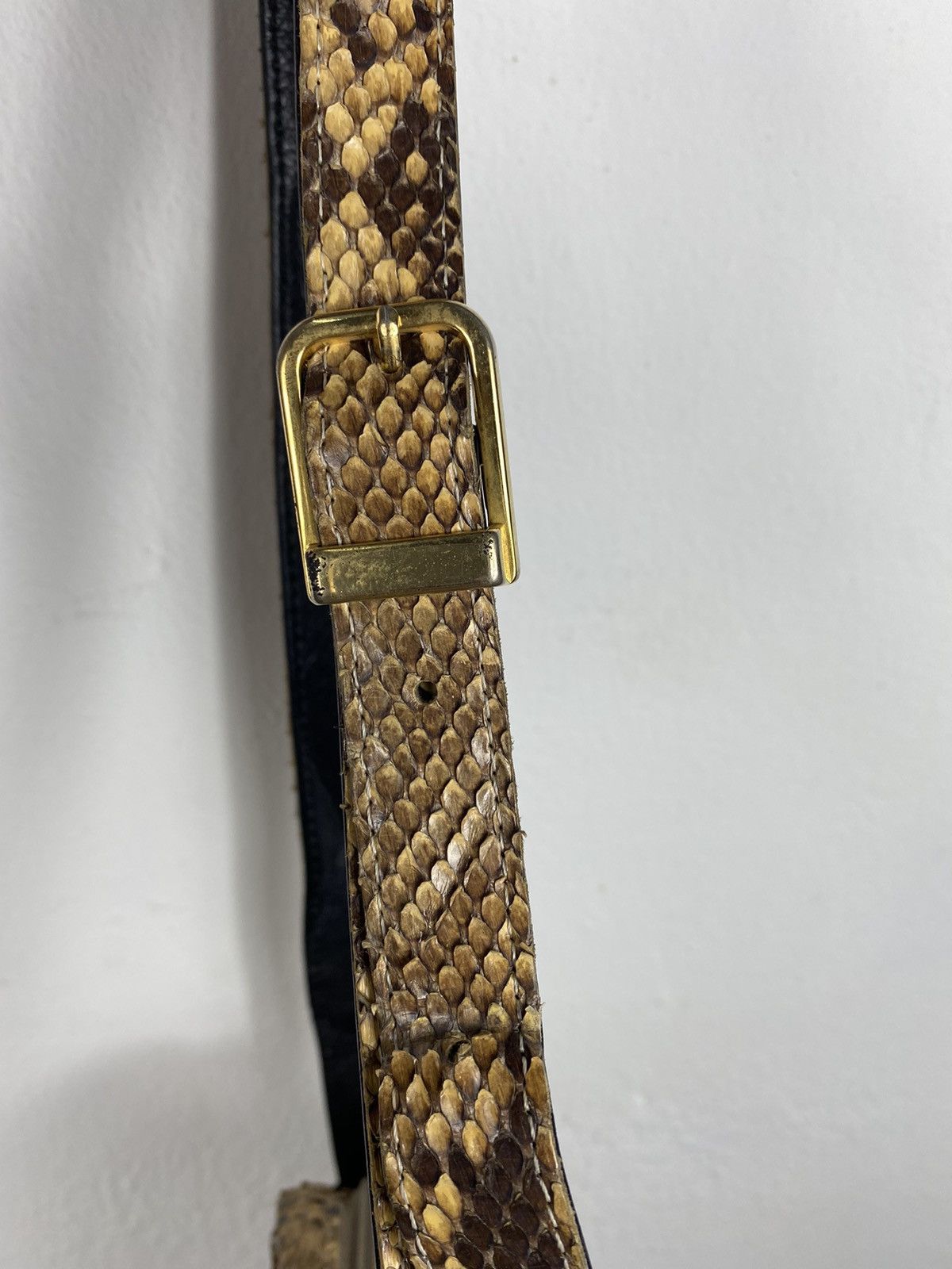 Genuine Leather Rare 🔥🔥Burma Python Genuine Skin Slim Bag Size ONE SIZE - 13 Thumbnail