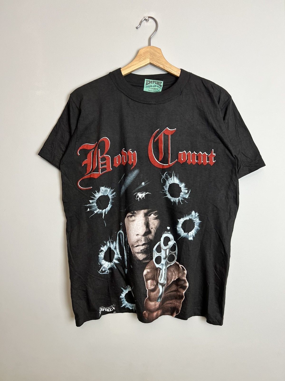 Band Tees 1990 Body Count Cop Killer Bullet tee Empire vintage rare Size US L / EU 52-54 / 3 - 1 Thumbnail
