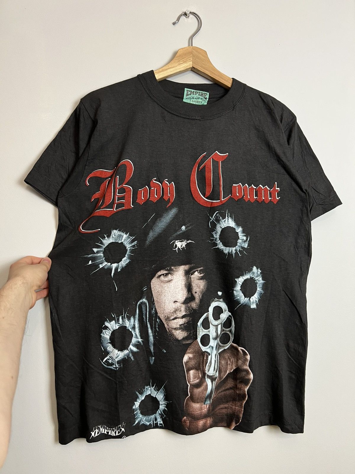 Band Tees 1990 Body Count Cop Killer Bullet tee Empire vintage rare Size US L / EU 52-54 / 3 - 3 Thumbnail