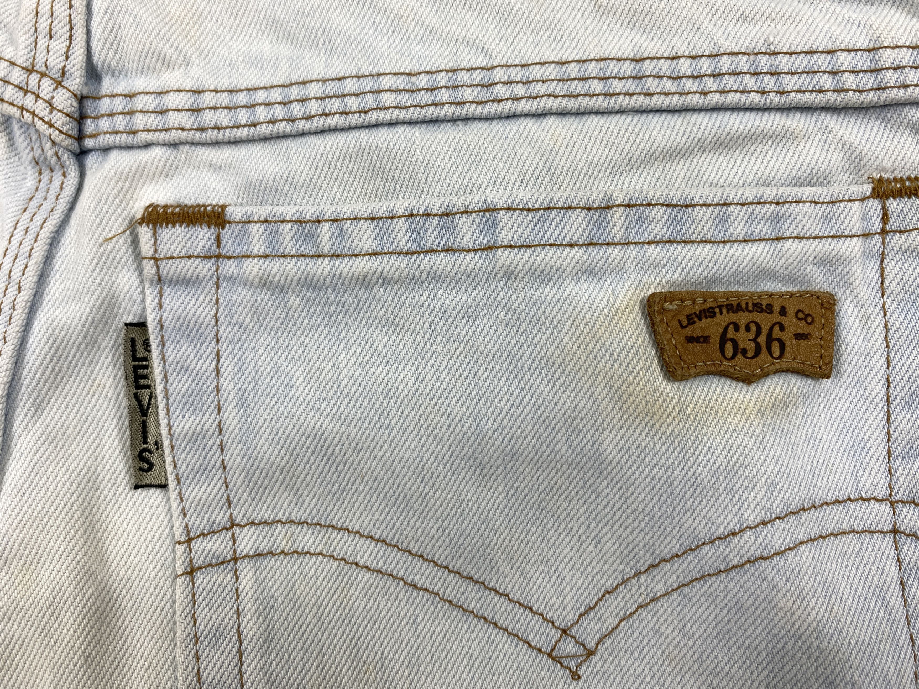 Levi's Light Blue Wash Vintage Levi's 636 29x27.5 Denim -JN1496 Size US 29 - 9 Thumbnail