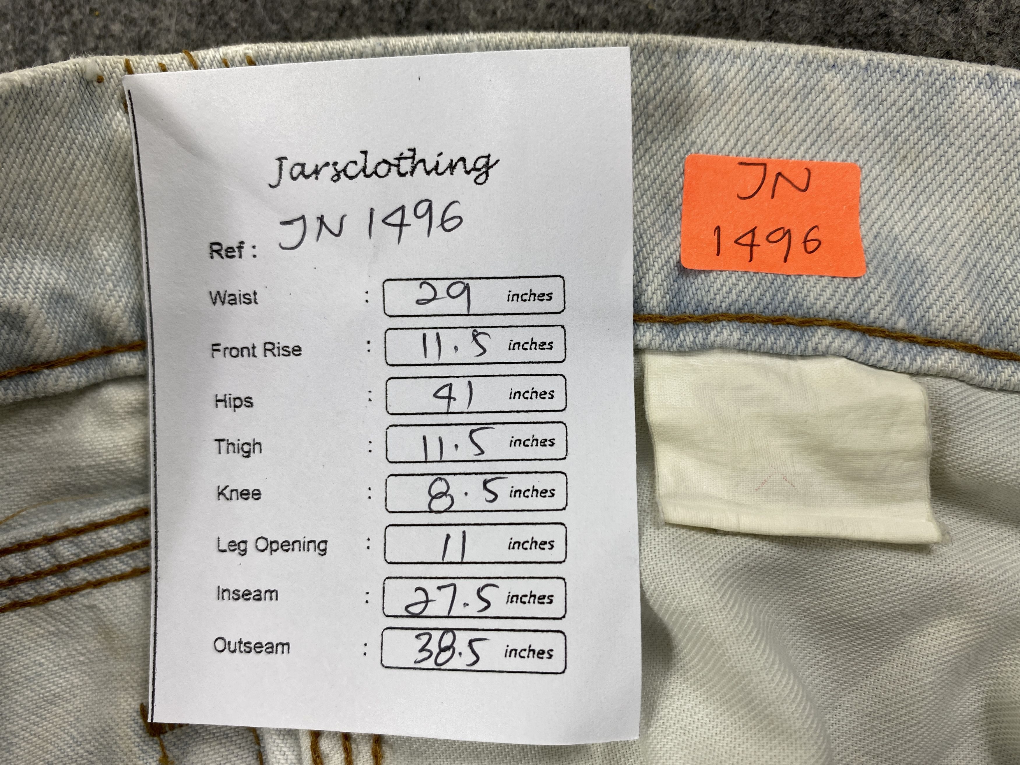 Levi's Light Blue Wash Vintage Levi's 636 29x27.5 Denim -JN1496 Size US 29 - 8 Thumbnail