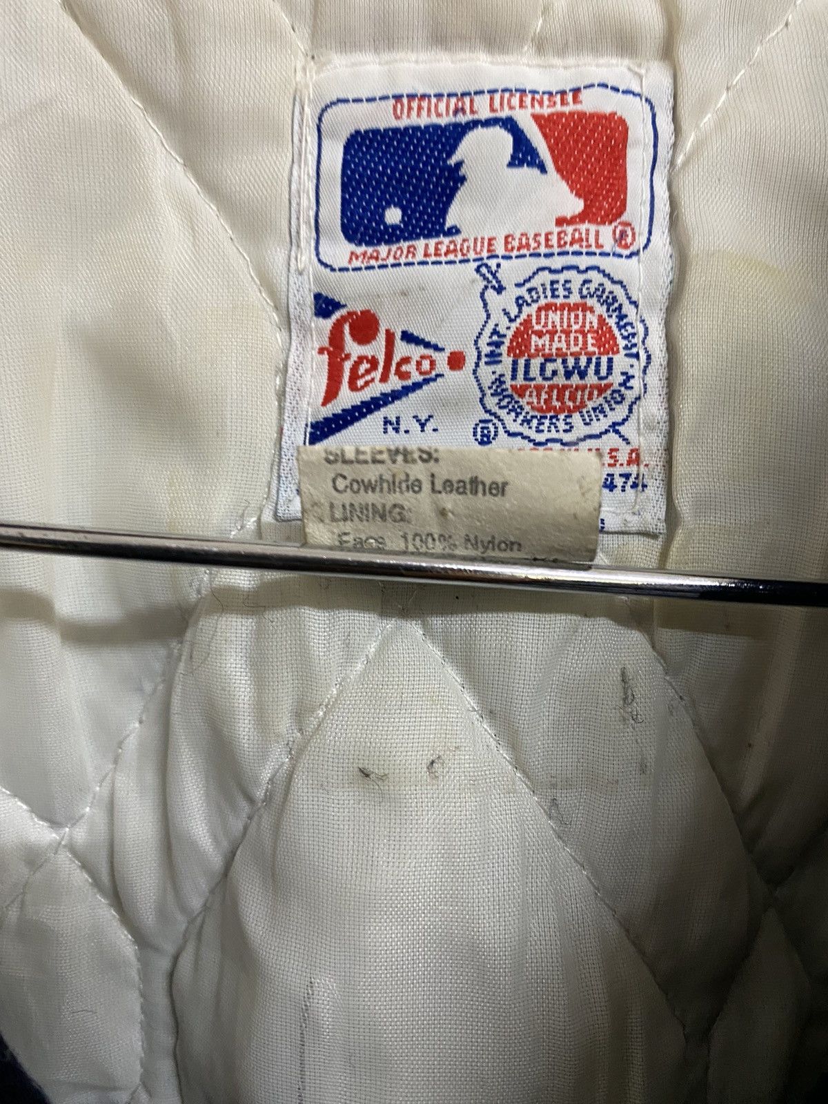 New York Yankees × Vintage Vintage New York Yankees Felco Varsity Jacket USA Made Size US XL / EU 56 / 4 - 9 Thumbnail