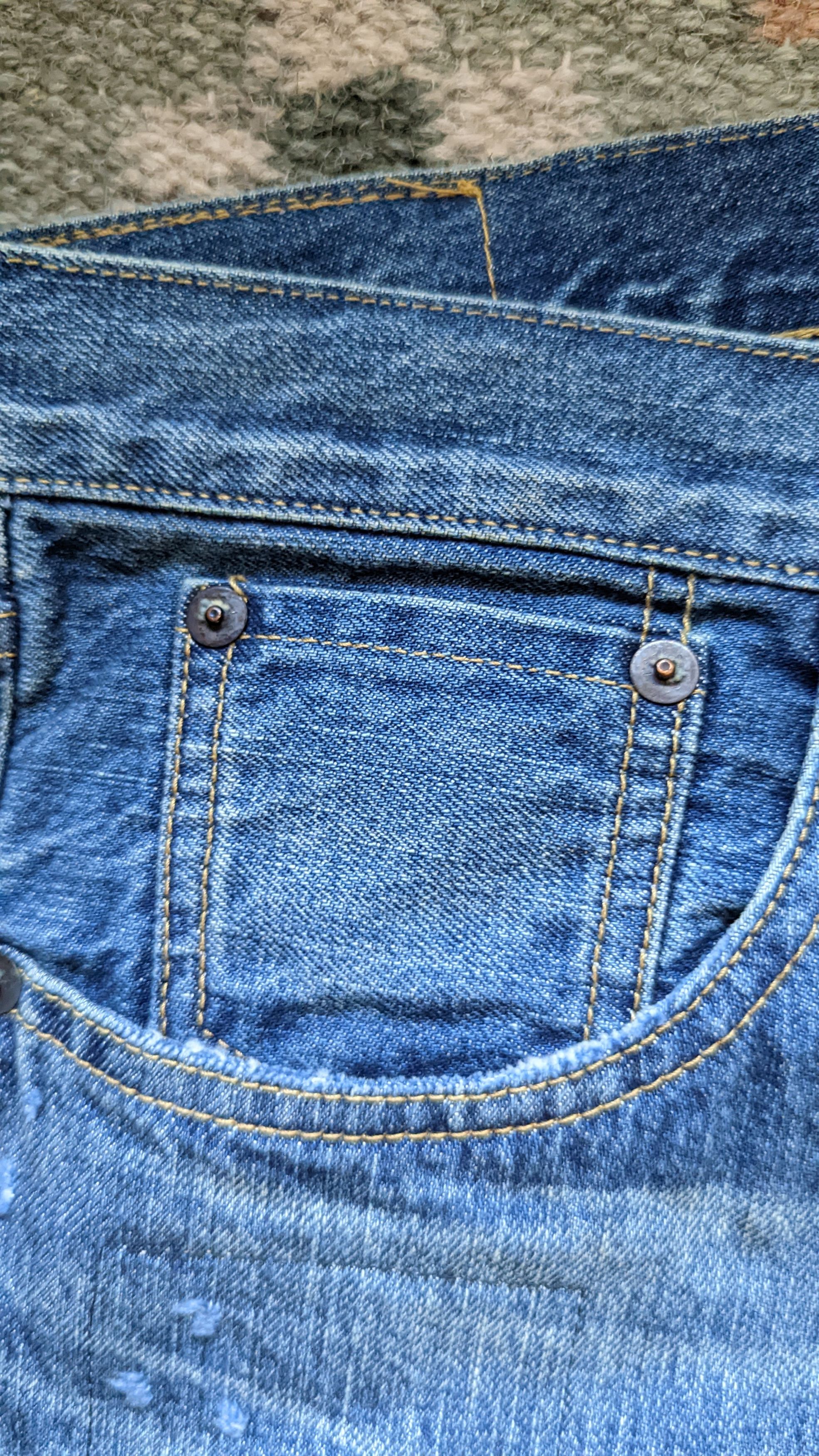 Comme des Garcons × Junya Watanabe × Levi's Junya Watanabe X Levi's Repaired 501 Pant Size US 33 - 8 Thumbnail