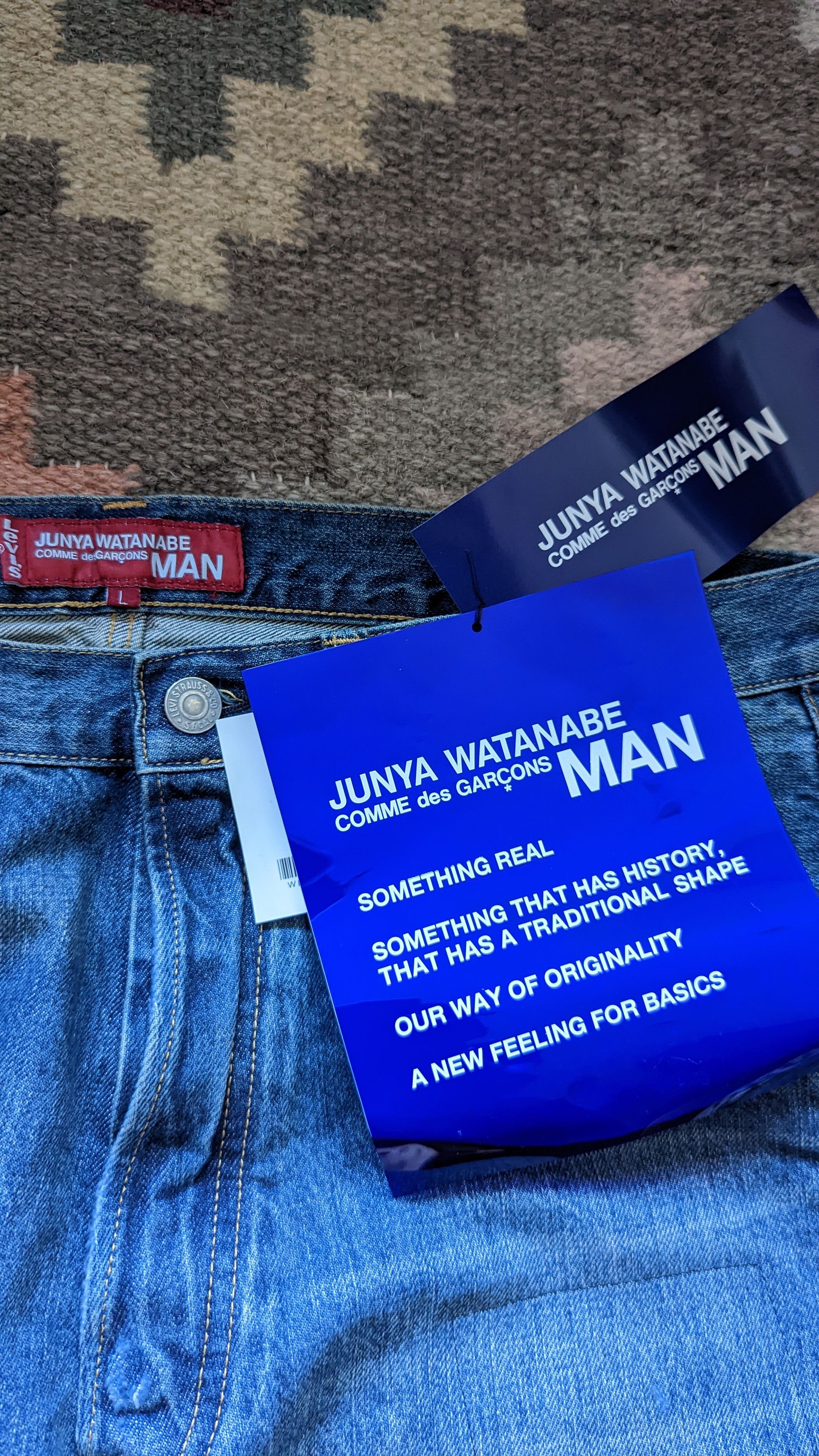 Comme des Garcons × Junya Watanabe × Levi's Junya Watanabe X Levi's Repaired 501 Pant Size US 33 - 5 Thumbnail