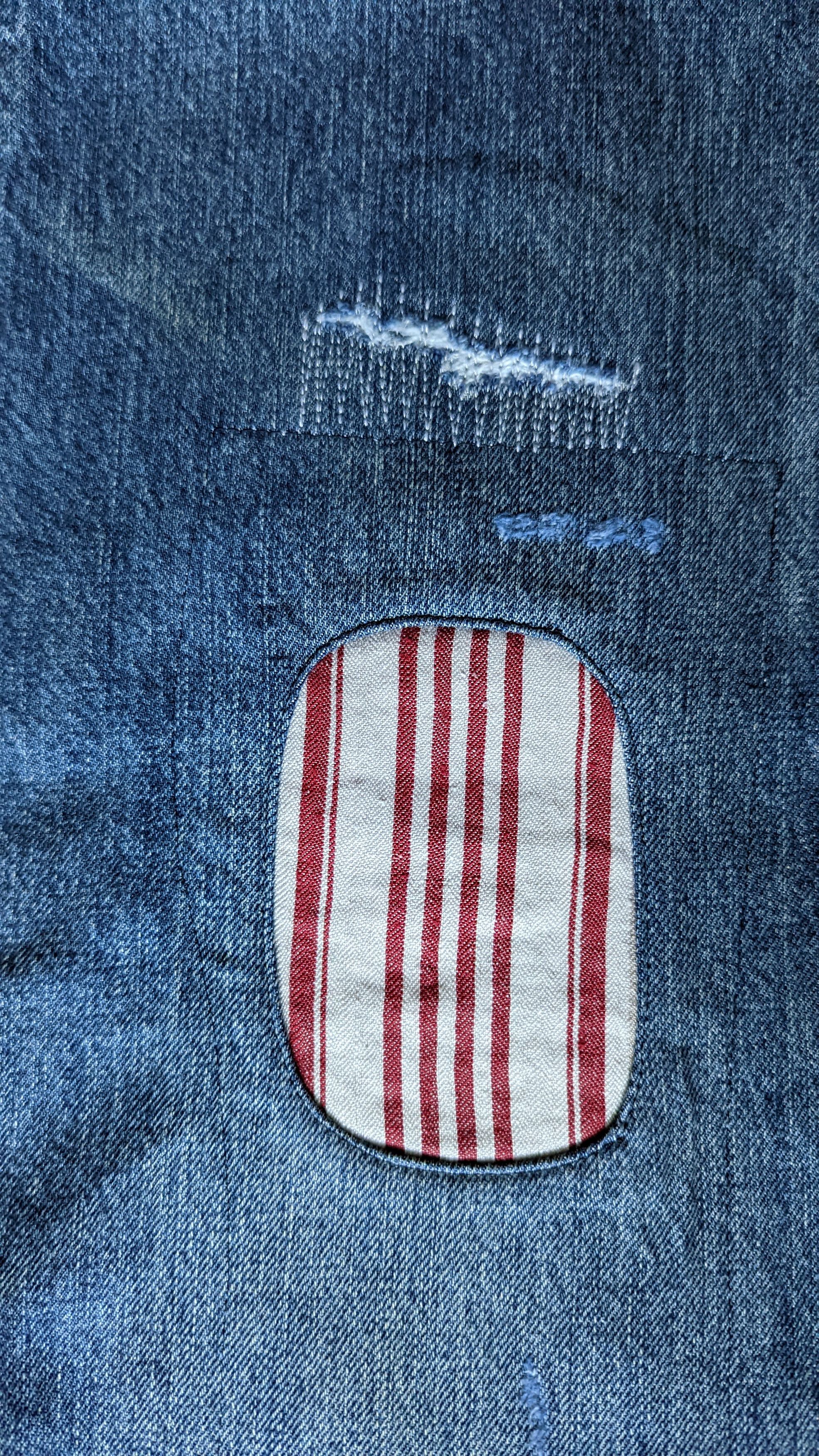 Comme des Garcons × Junya Watanabe × Levi's Junya Watanabe X Levi's Repaired 501 Pant Size US 33 - 3 Thumbnail