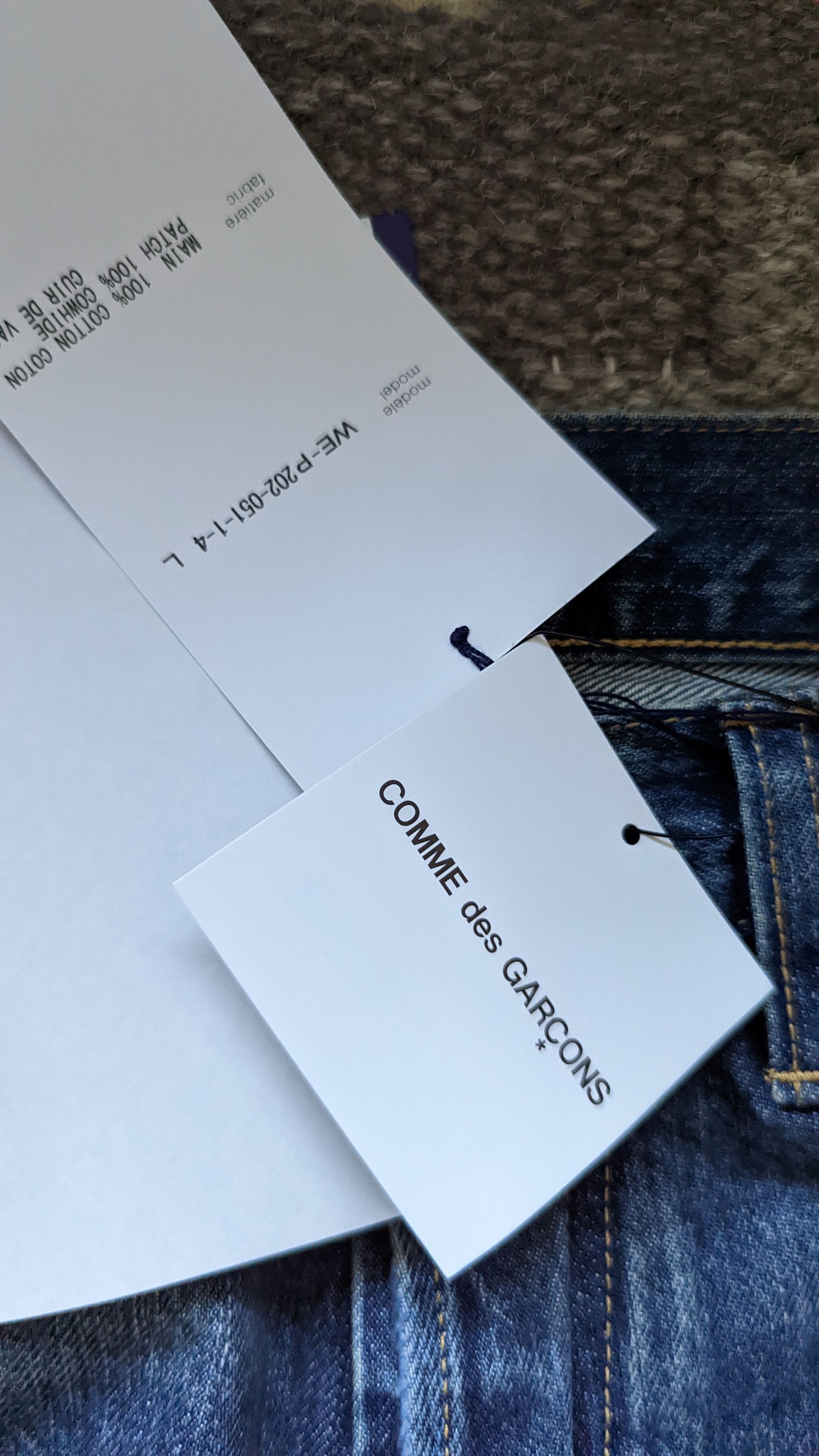 Comme des Garcons × Junya Watanabe × Levi's Junya Watanabe X Levi's Repaired 501 Pant Size US 33 - 10 Thumbnail
