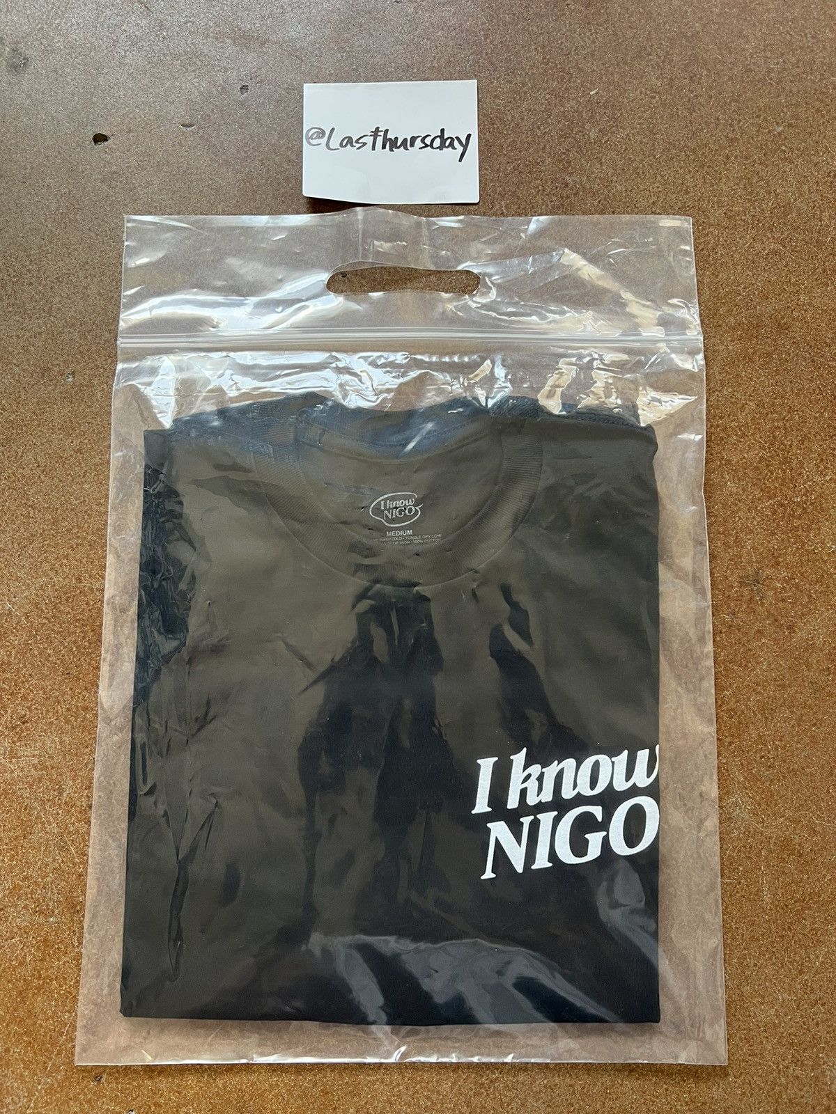 Nigo x Human Made “I Know Nigo” Carpet Tee Black Medium