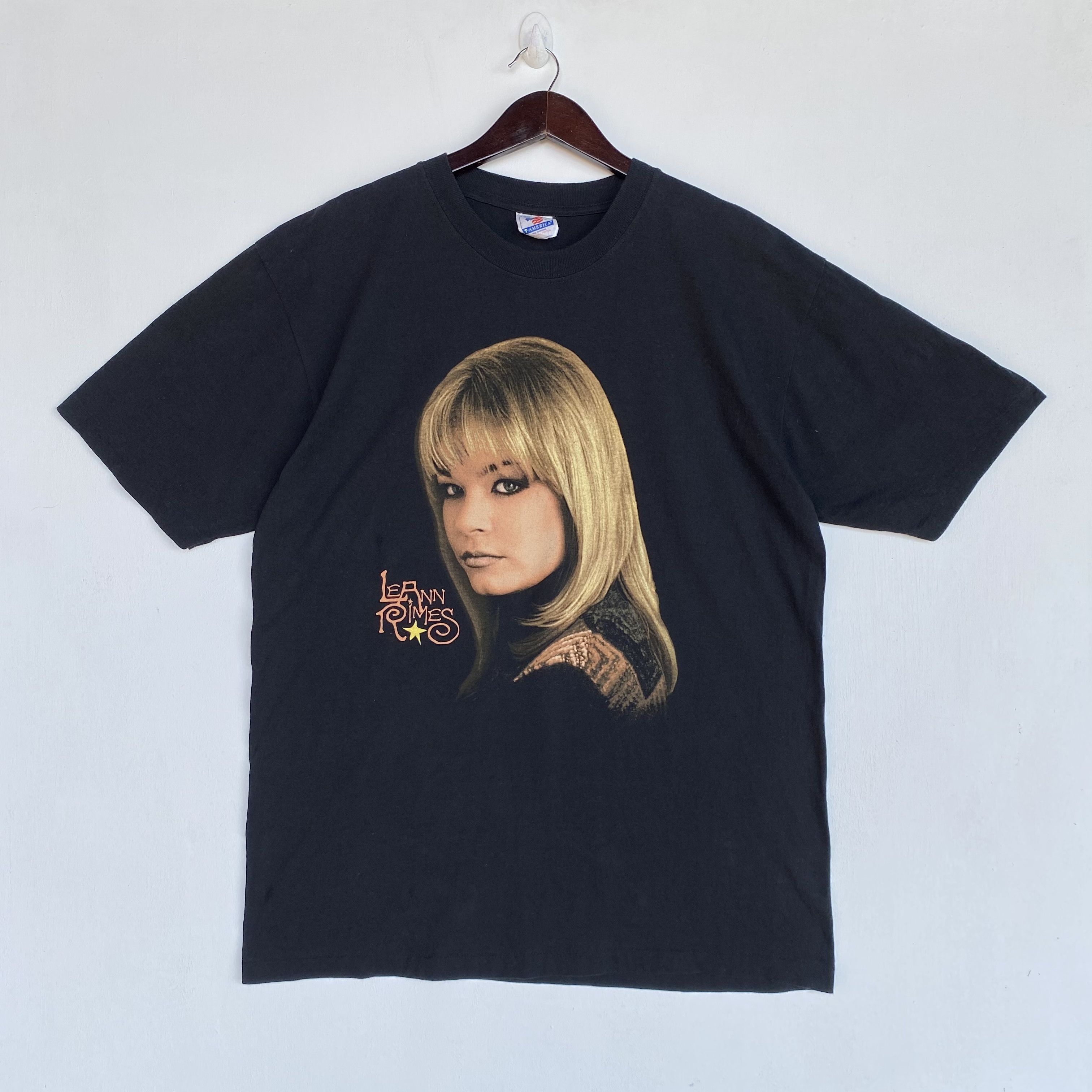 Band Tees 💥VINTAGE LeAnn Rimes somthing to talk about Tour 1998 shirt Size US XL / EU 56 / 4 - 5 Thumbnail