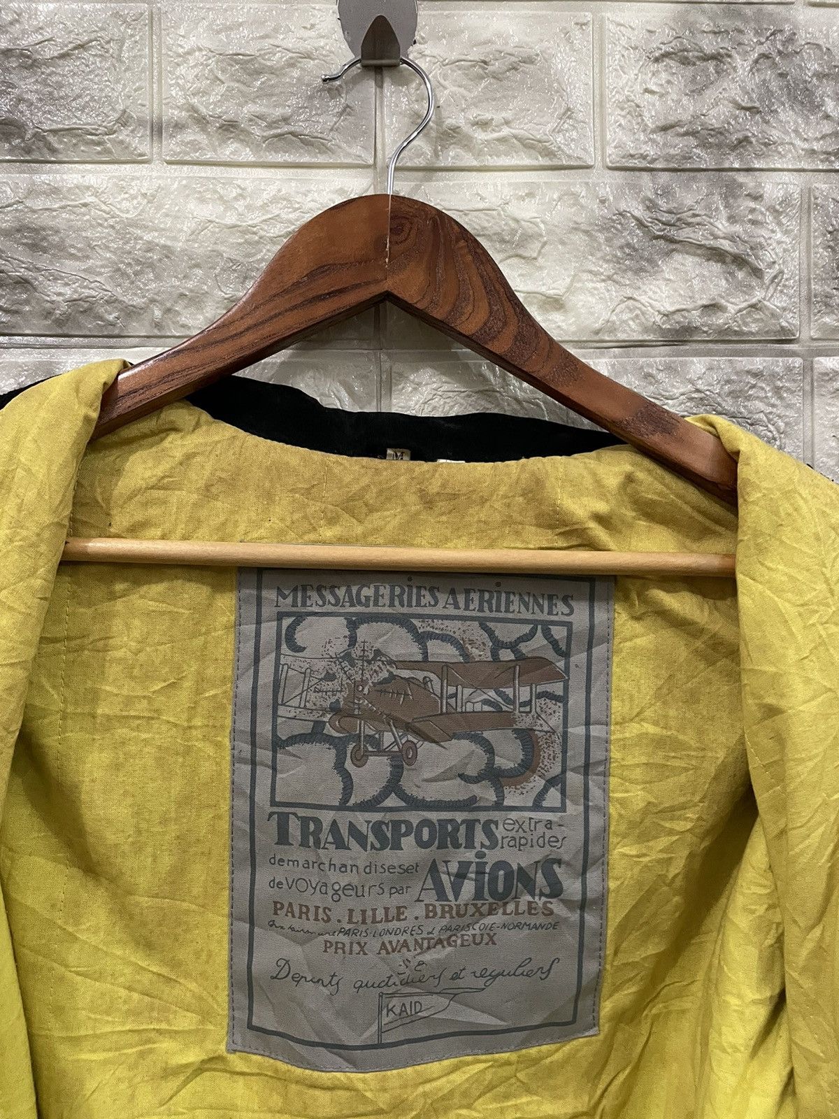Genuine Leather × Vintage VINTAGE MASSAGERIES AERIENNES SUEDE JACKET Size US M / EU 48-50 / 2 - 6 Thumbnail