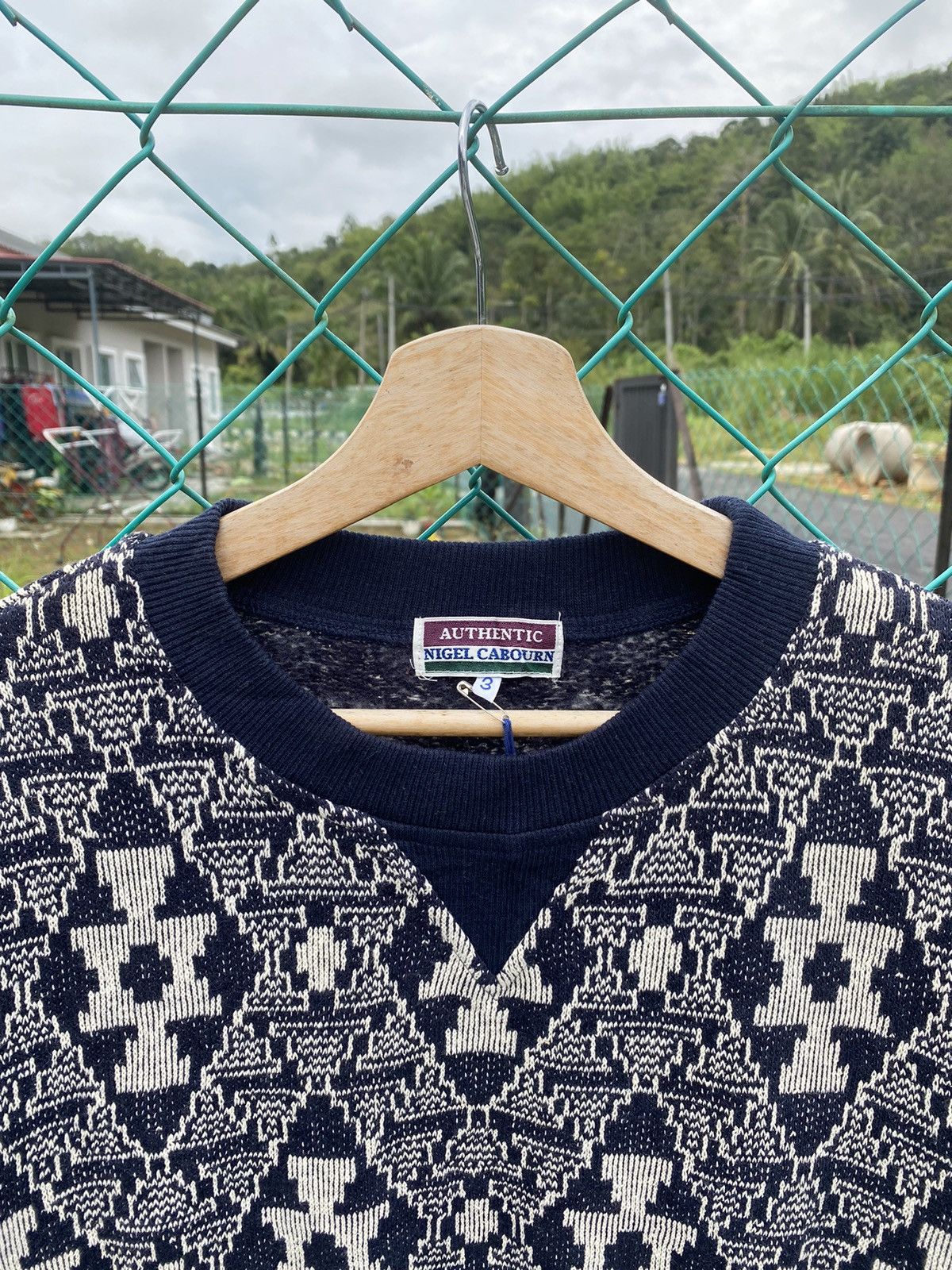Nigel Cabourn Nigel Cabourn Cable Knit Sweater Size US L / EU 52-54 / 3 - 5 Thumbnail