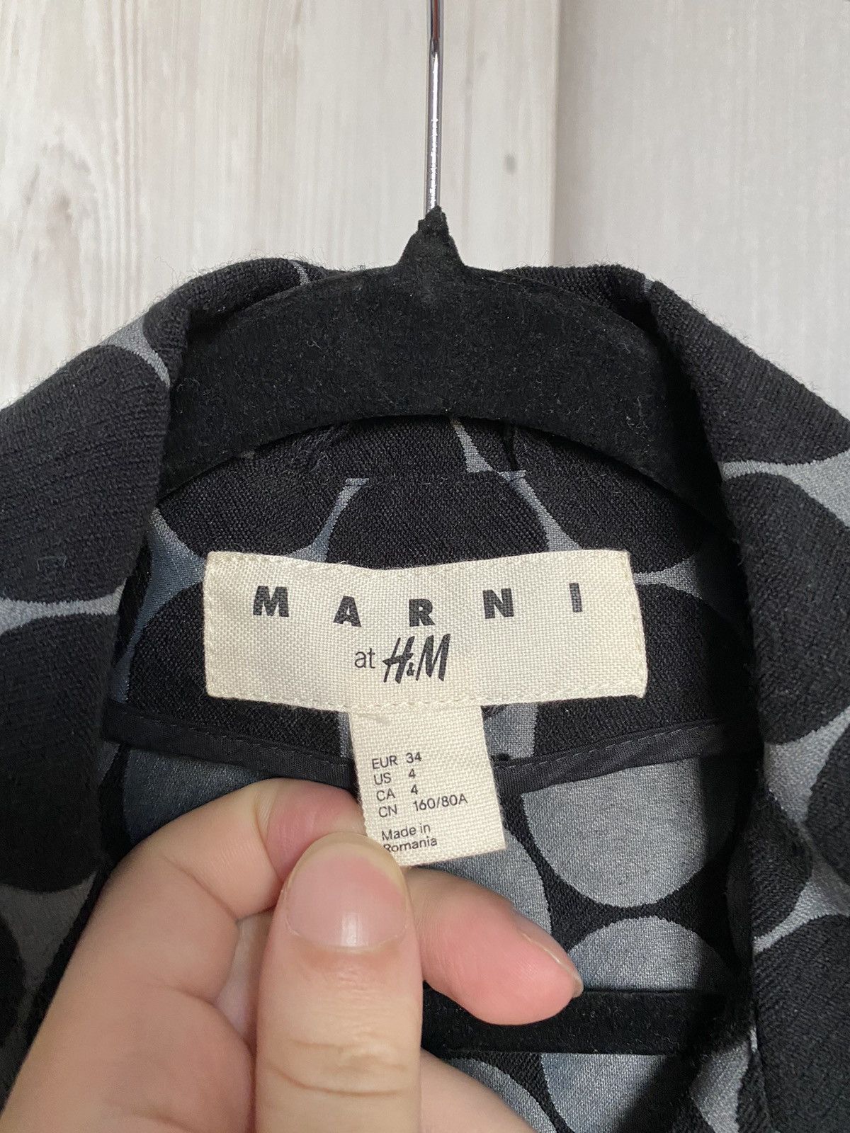 Marni MARNI at H&M Stunning cropped Jacket Dot Blue & Silver Size S / US 4 / IT 40 - 3 Thumbnail