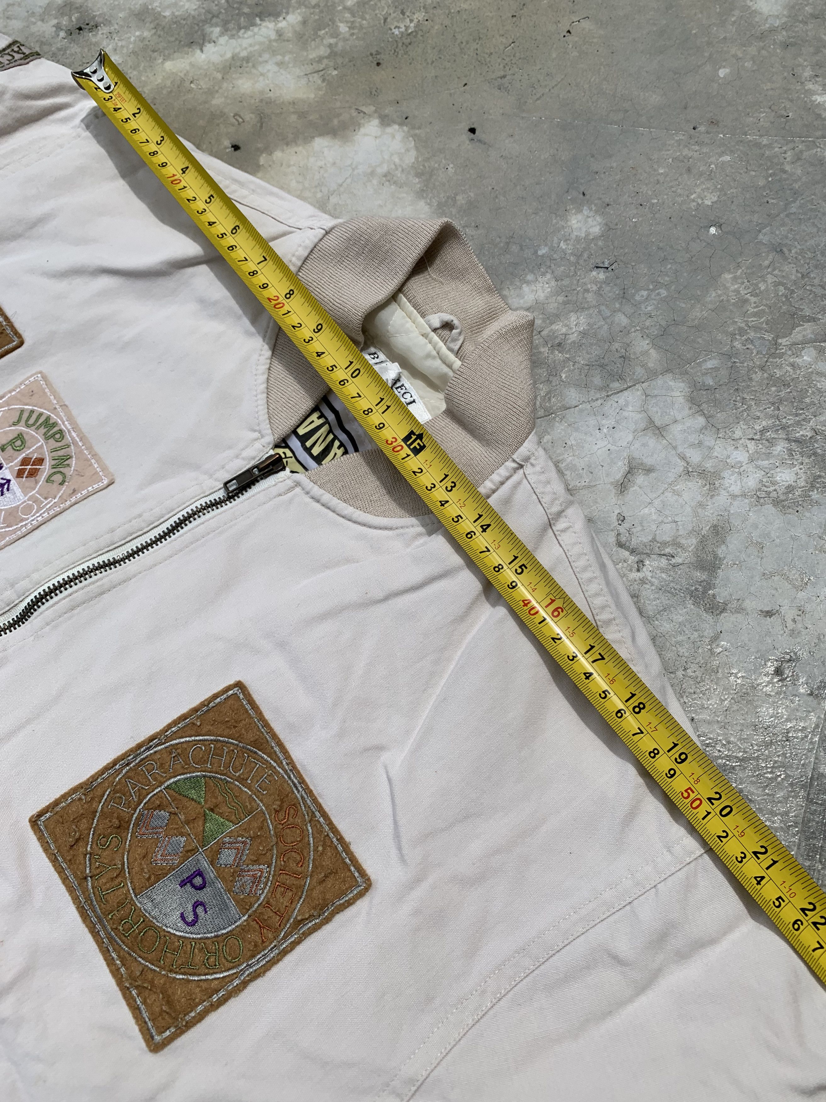 Japanese Brand Vintage Biesseci Patched Parachute Quilted Lined Bomber Size US M / EU 48-50 / 2 - 9 Thumbnail