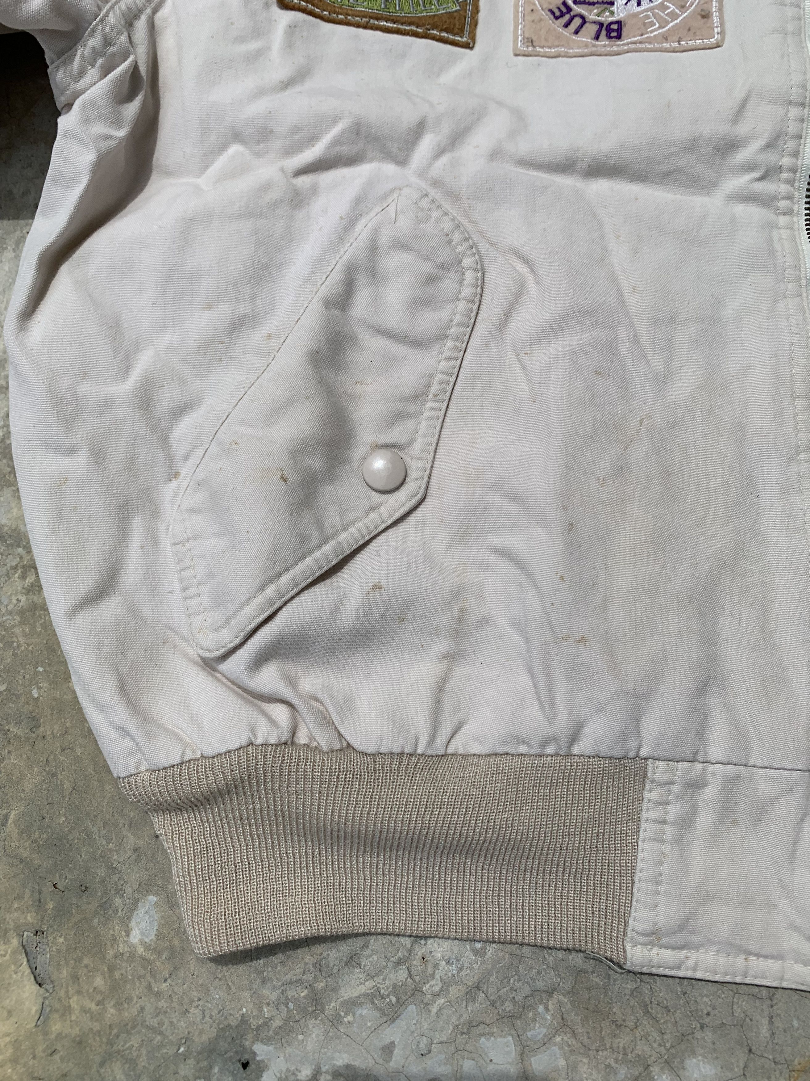 Japanese Brand Vintage Biesseci Patched Parachute Quilted Lined Bomber Size US M / EU 48-50 / 2 - 7 Thumbnail