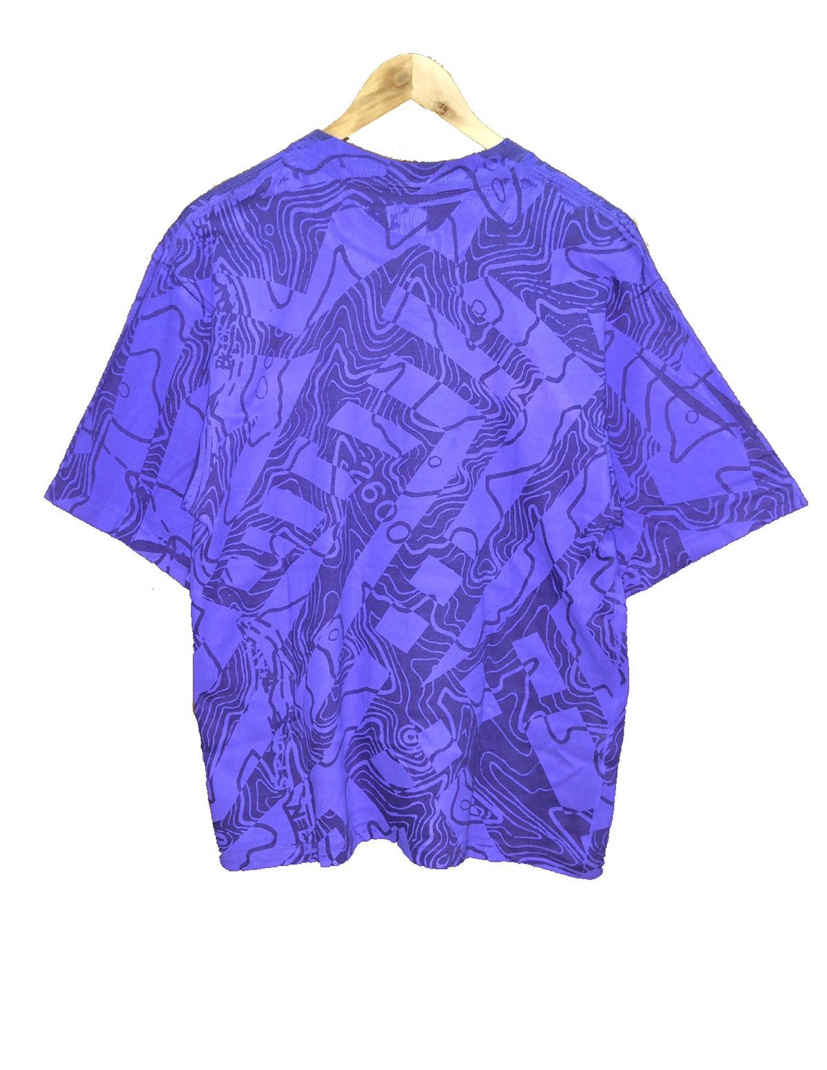 Nike Rare Vintage 90s Nike Grey Tag All Over Printed Shirts Size US S / EU 44-46 / 1 - 2 Thumbnail